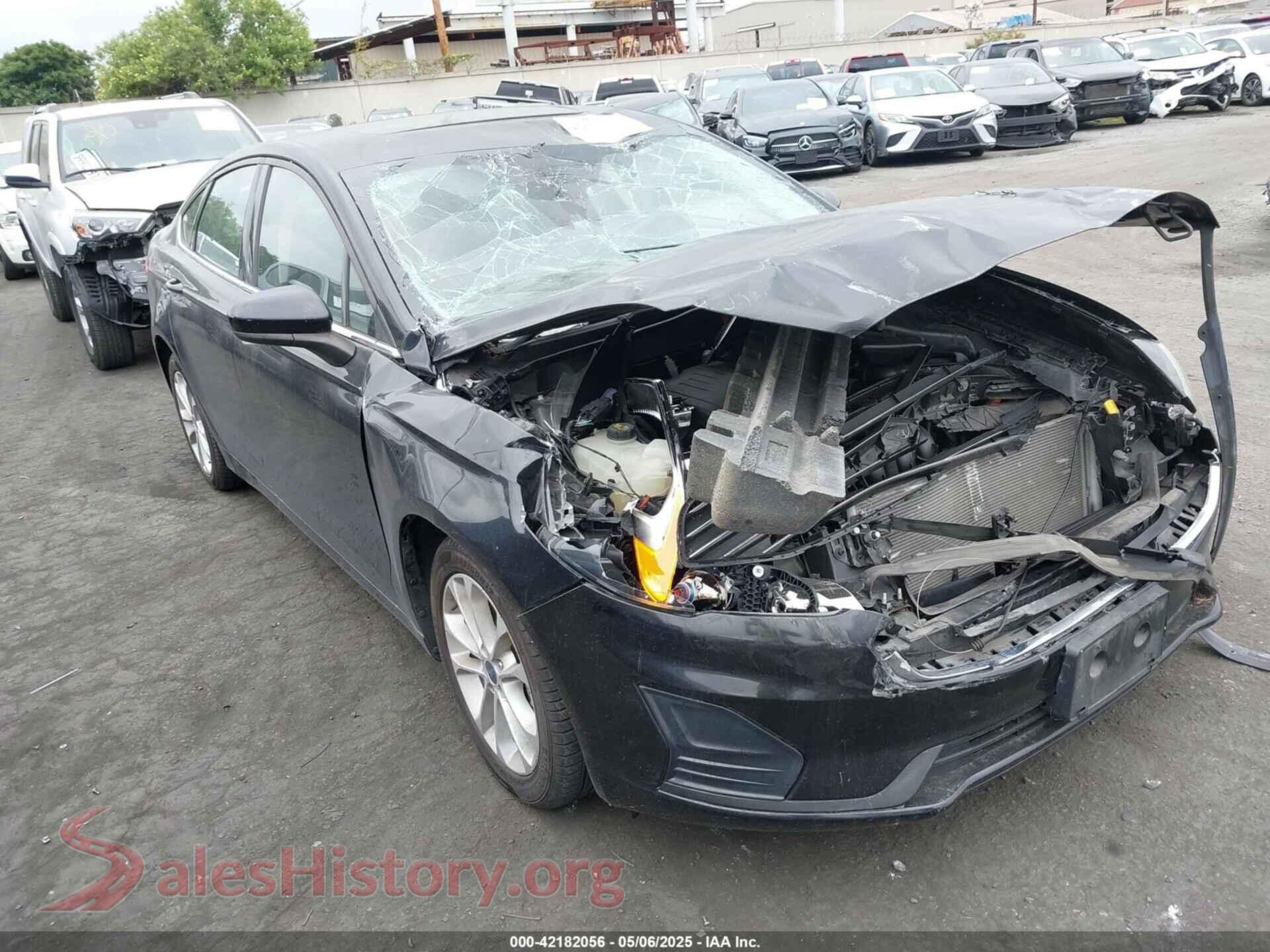 2020 FORD FUSION — VIN 3FA6P0LU9LR140840