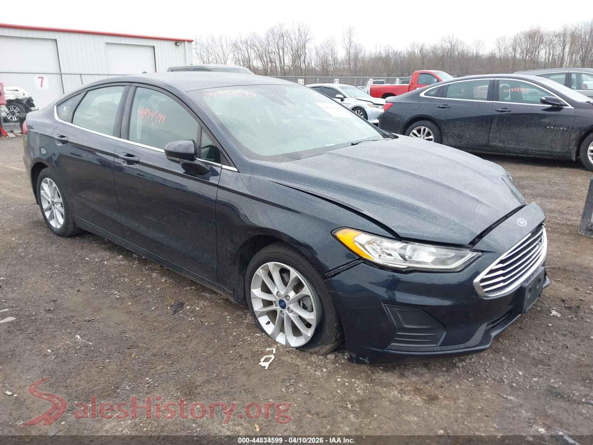 2020 FORD FUSION — VIN 3FA6P0LU9LR163454