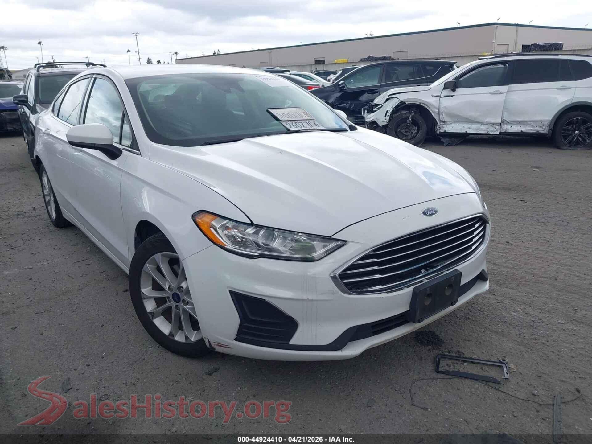 2020 FORD FUSION — VIN 3FA6P0LU9LR173563