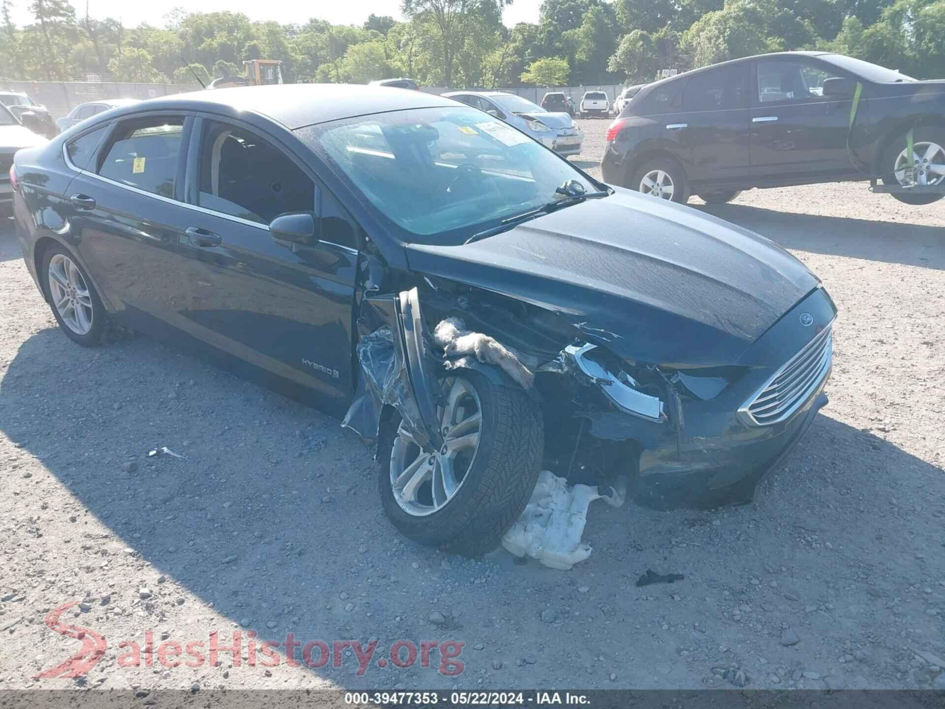 2018 FORD FUSION HYBRID — VIN 3FA6P0LUXJR225697