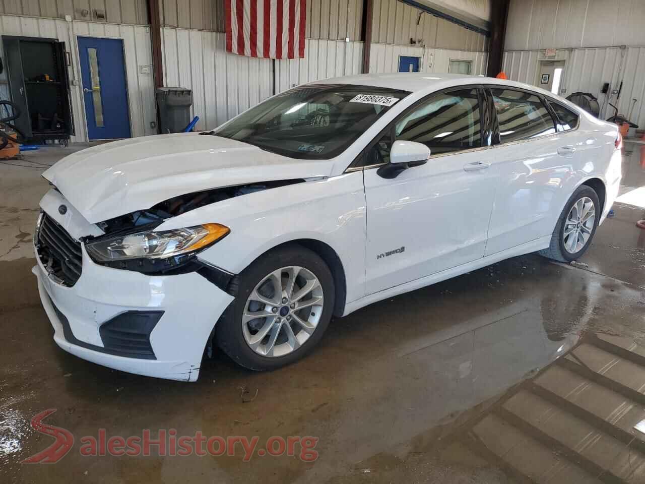 2019 FORD FUSION — VIN 3FA6P0LUXKR196669
