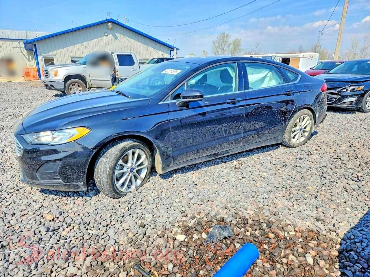 2020 FORD FUSION — VIN 3FA6P0LUXLR219725