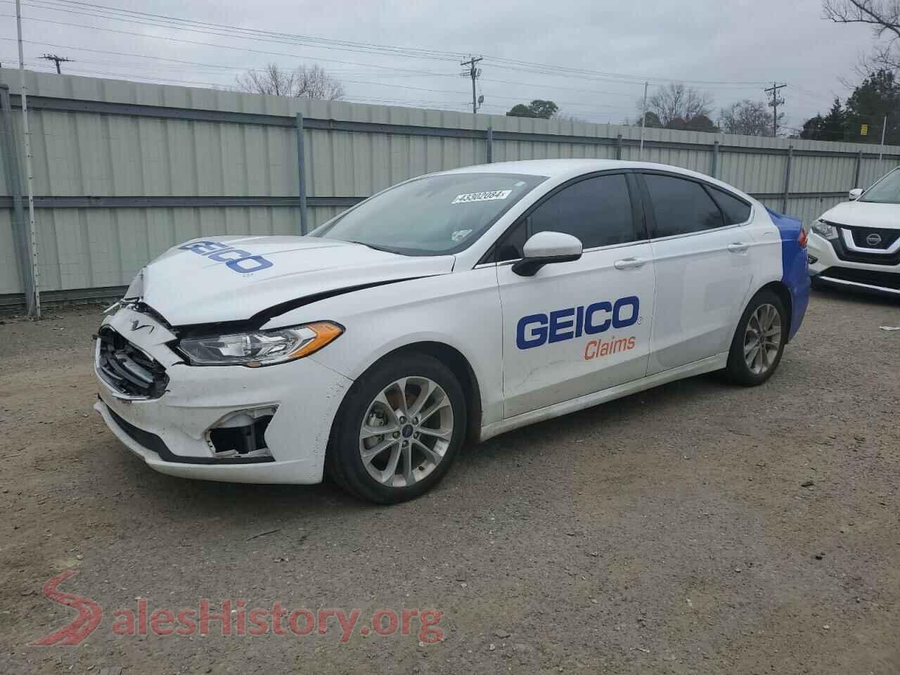 2020 FORD FUSION — VIN 3FA6P0LUXLR240624