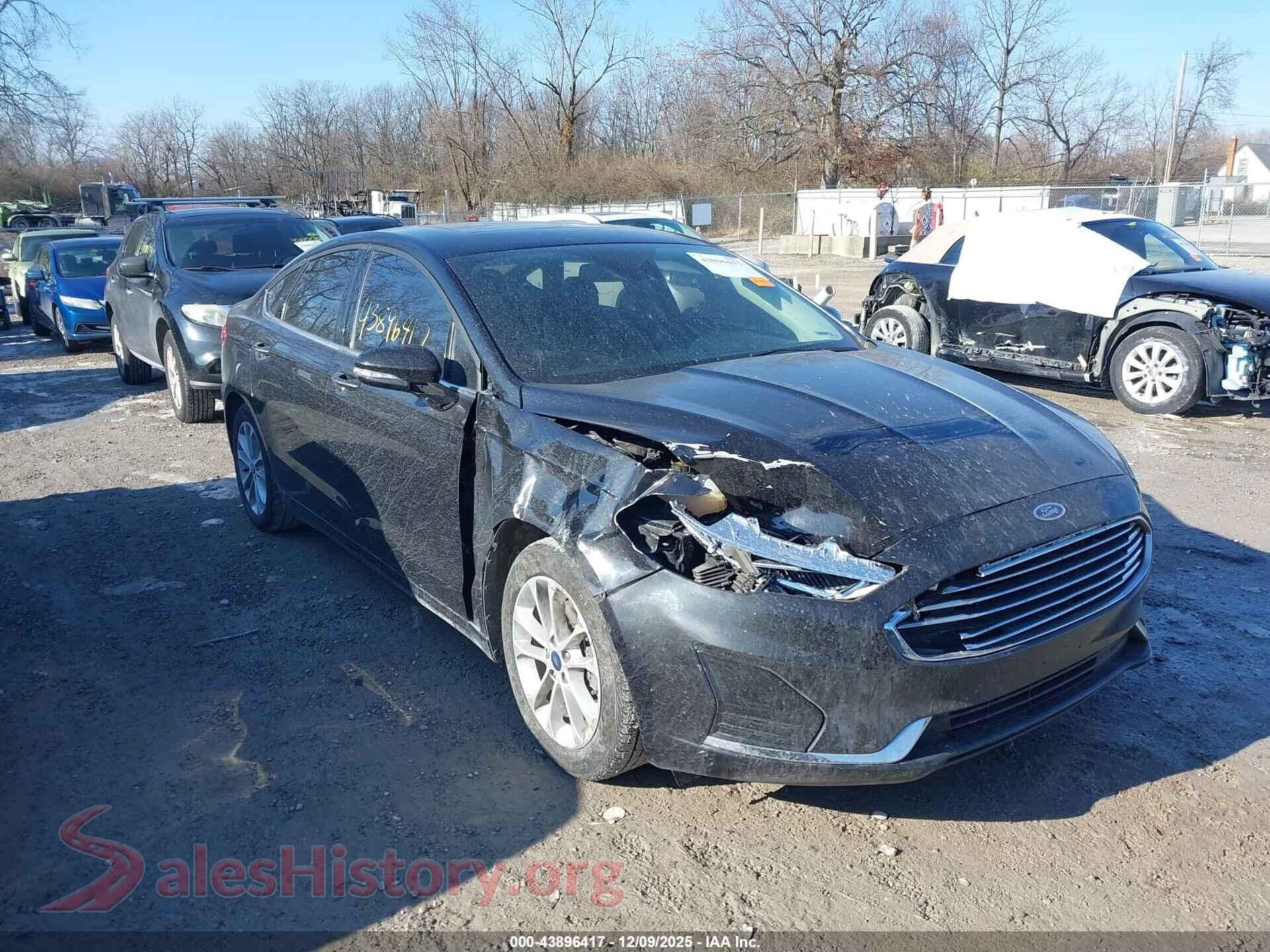 2020 FORD FUSION — VIN 3FA6P0MU3LR106570