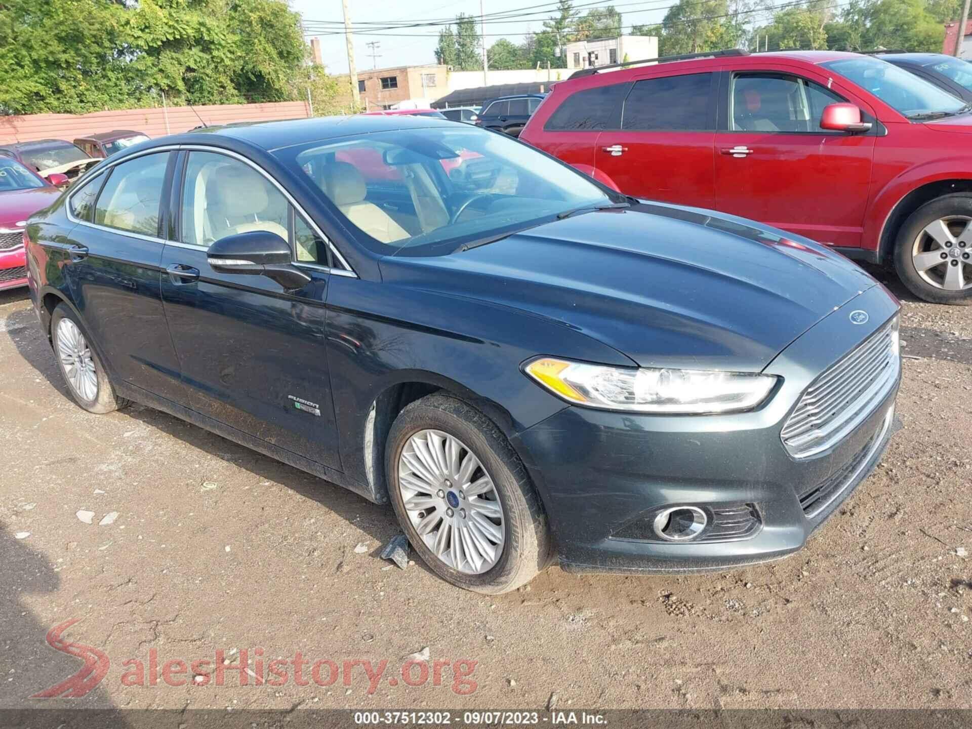 2014 FORD FUSION ENERGI — VIN 3FA6P0PU0ER175697