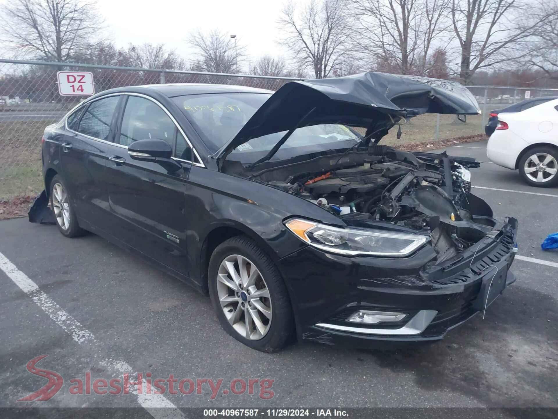 2017 FORD FUSION ENERGI — VIN 3FA6P0PU1HR268569