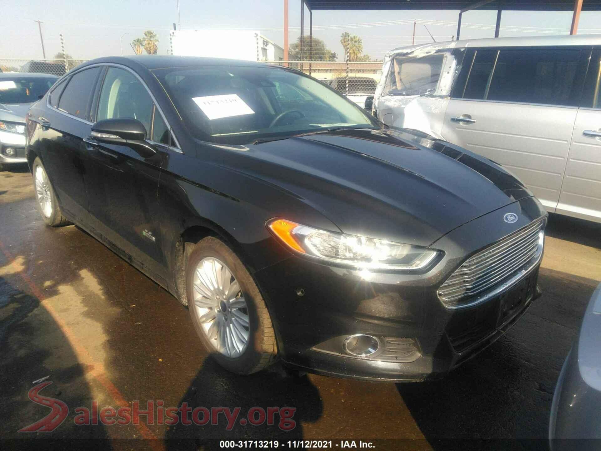 2014 FORD FUSION ENERGI — VIN 3FA6P0PU3ER276121