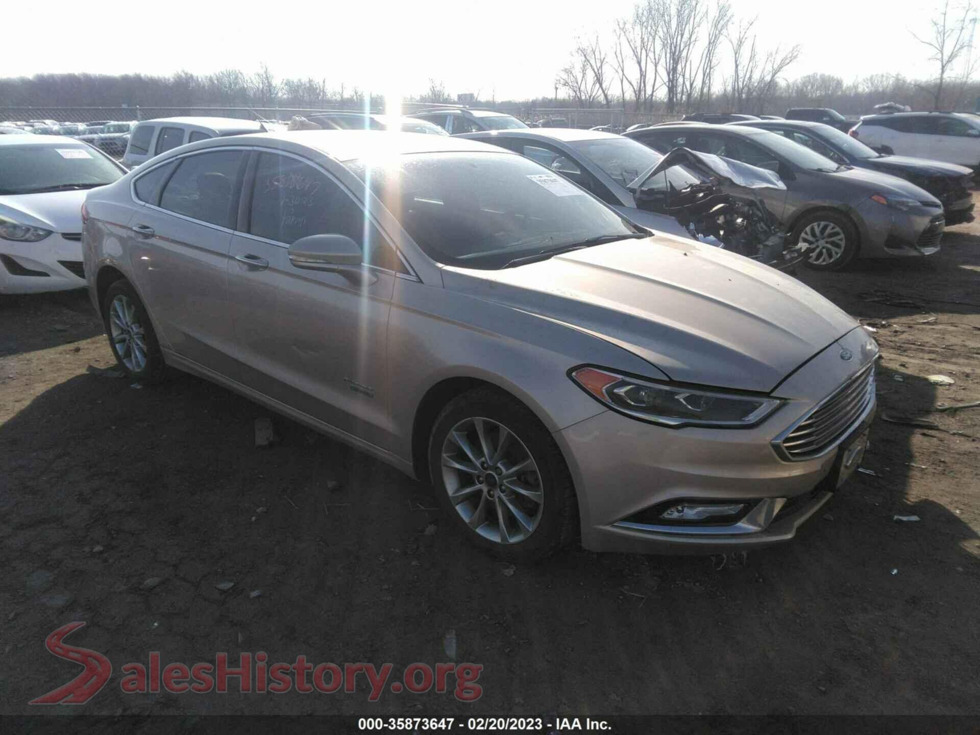2017 FORD FUSION ENERGI — VIN 3FA6P0PU3HR361951