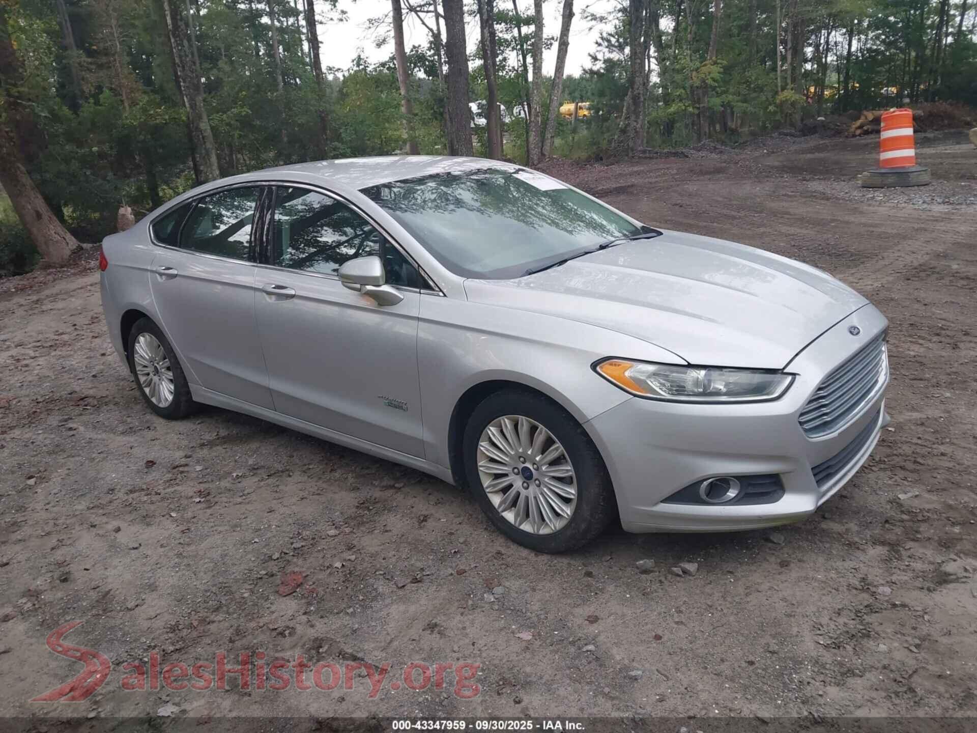 2016 FORD FUSION ENERGI — VIN 3FA6P0PU5GR194832