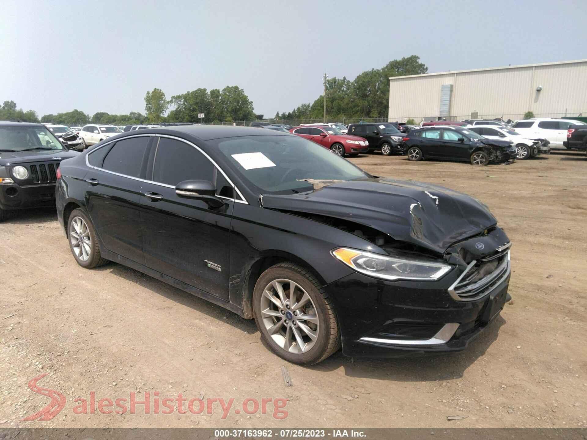 2018 FORD FUSION ENERGI — VIN 3FA6P0PU6JR134954