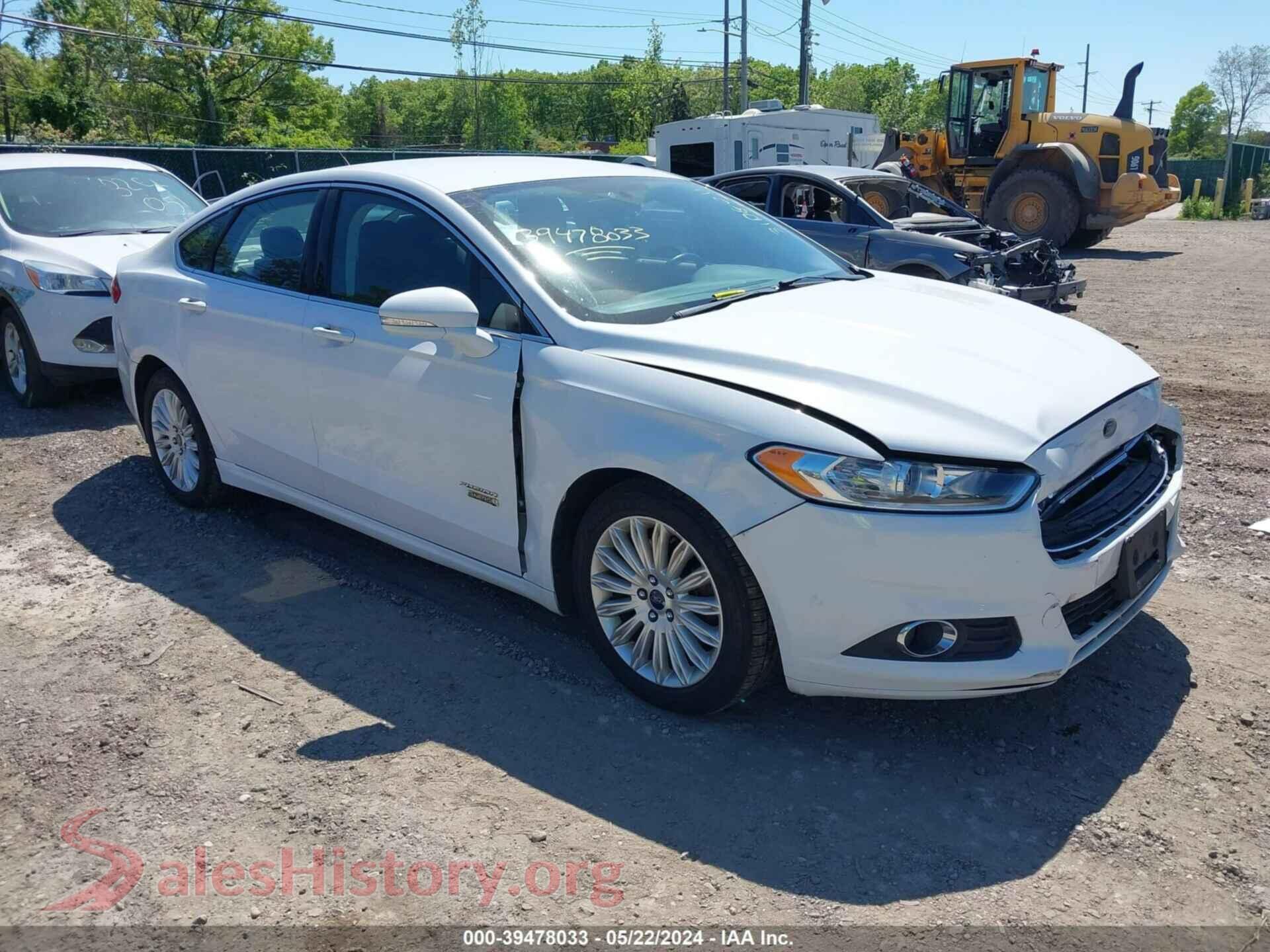 2016 FORD FUSION ENERGI — VIN 3FA6P0PU7GR336131