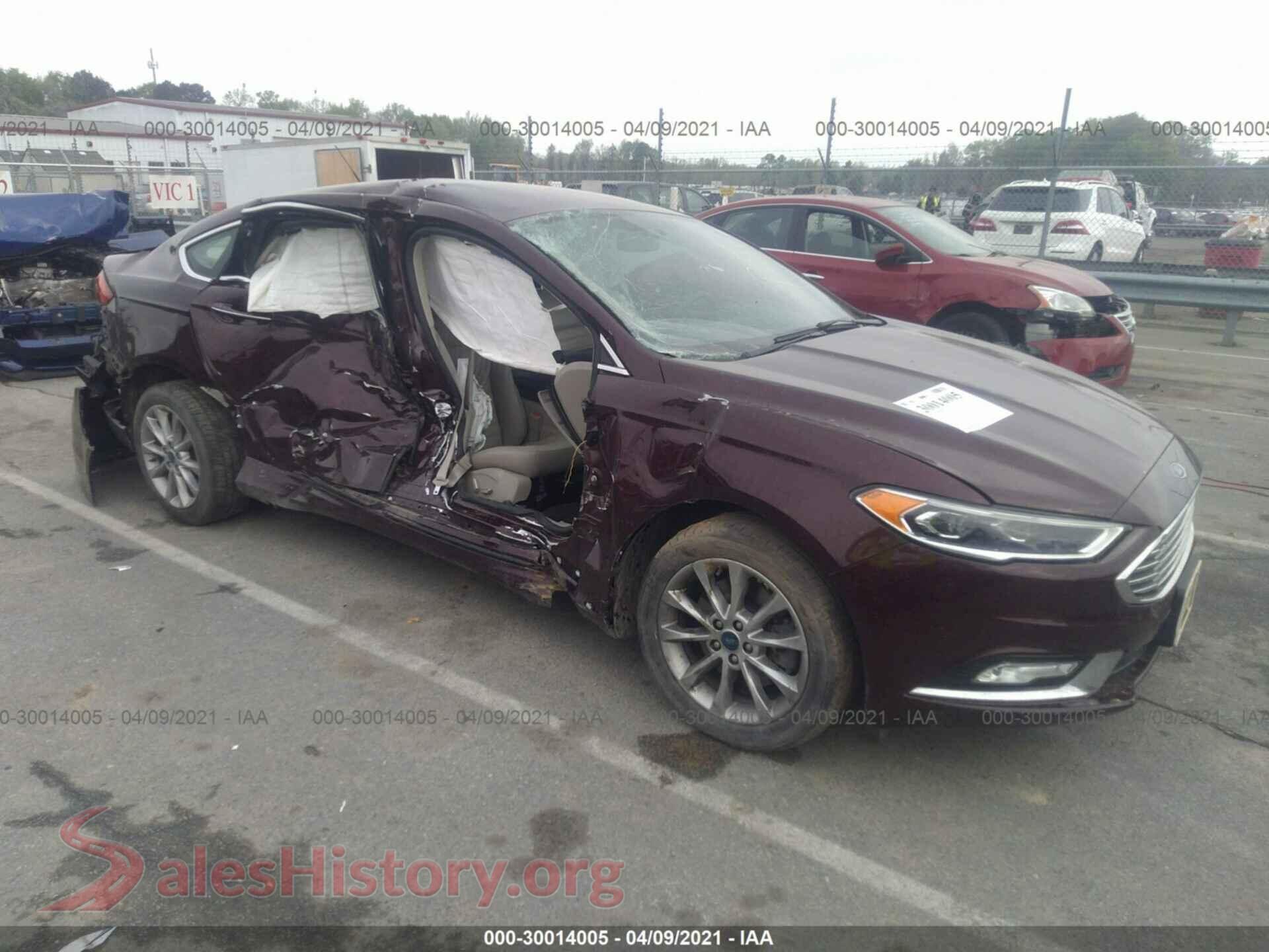 2017 FORD FUSION ENERGI — VIN 3FA6P0PU7HR320108