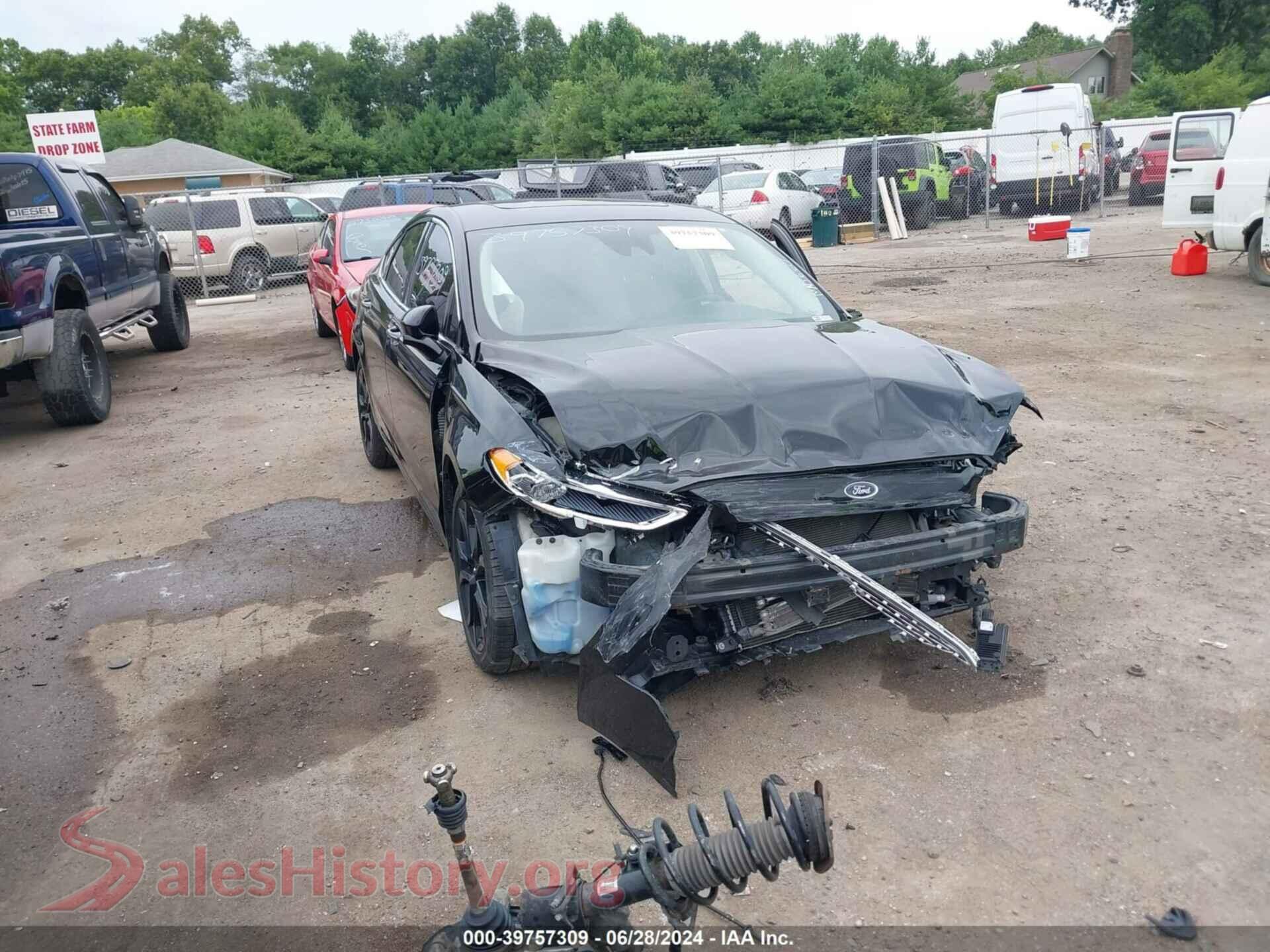 2019 FORD FUSION HYBRID — VIN 3FA6P0RU0KR243926