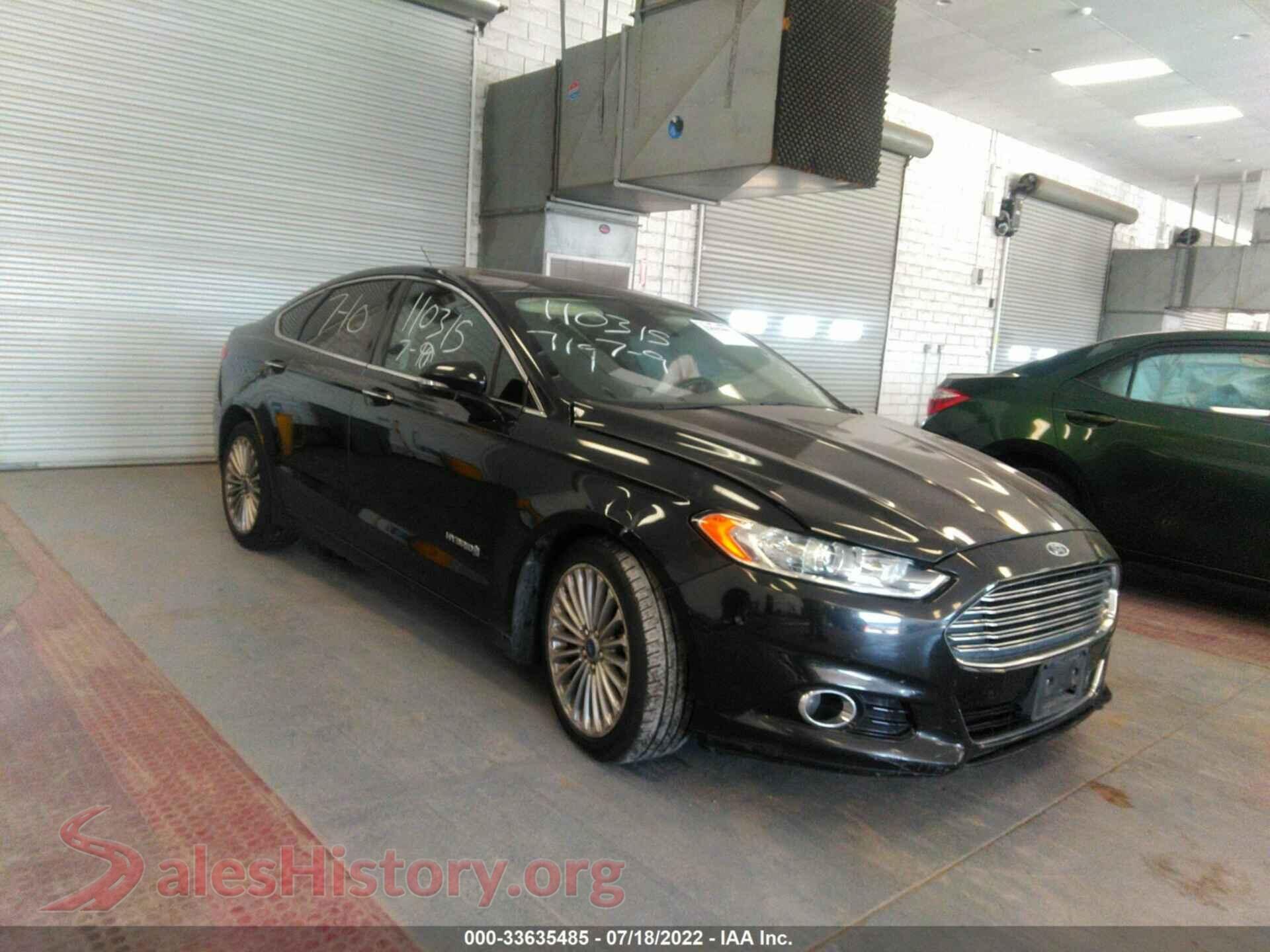 2013 FORD FUSION — VIN 3FA6P0RU1DR292054