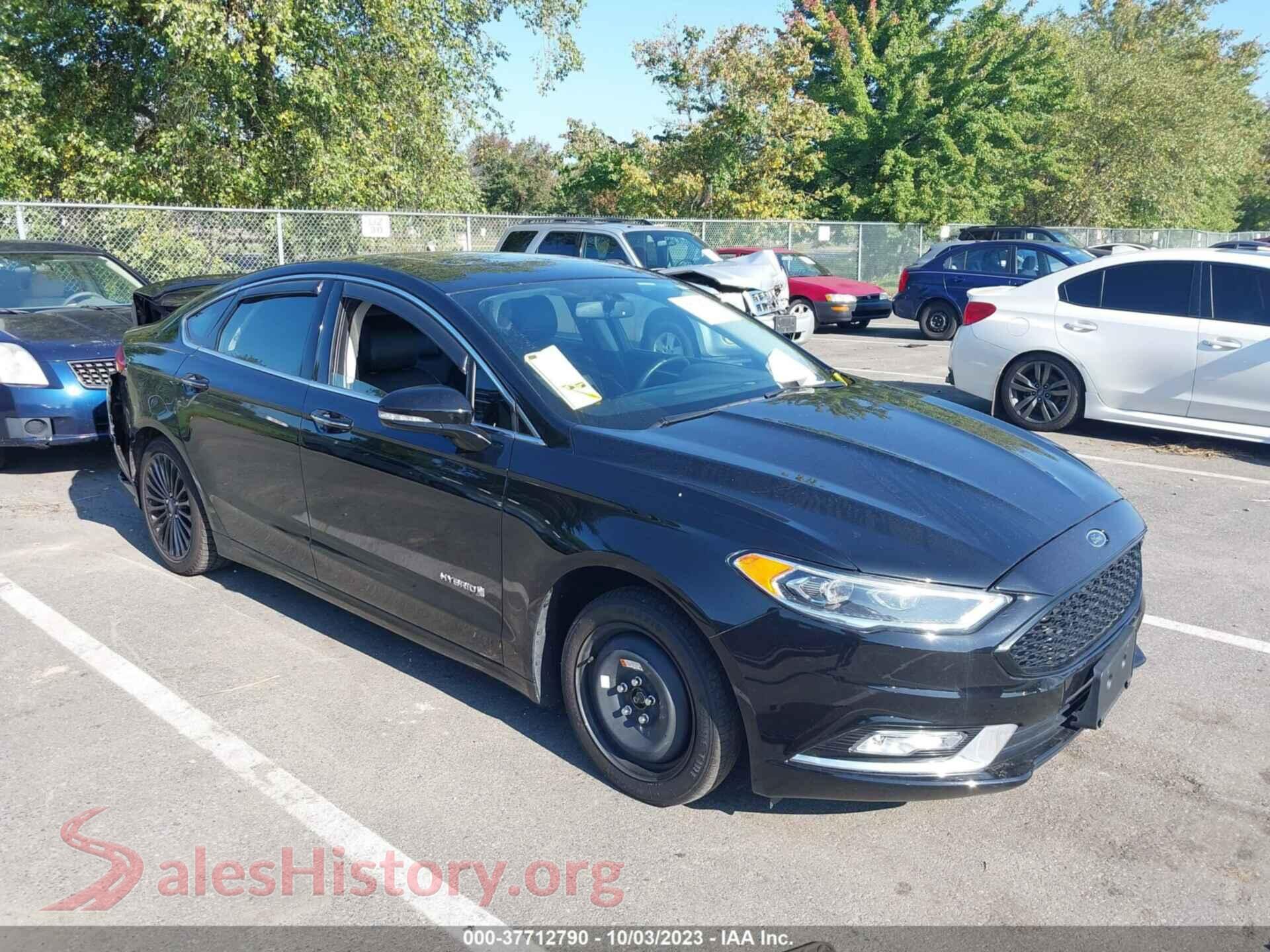 2018 FORD FUSION HYBRID — VIN 3FA6P0RU1JR206270