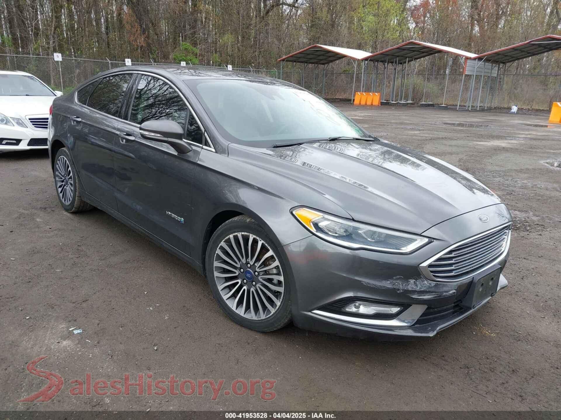 2018 FORD FUSION HYBRID — VIN 3FA6P0RU1JR280076