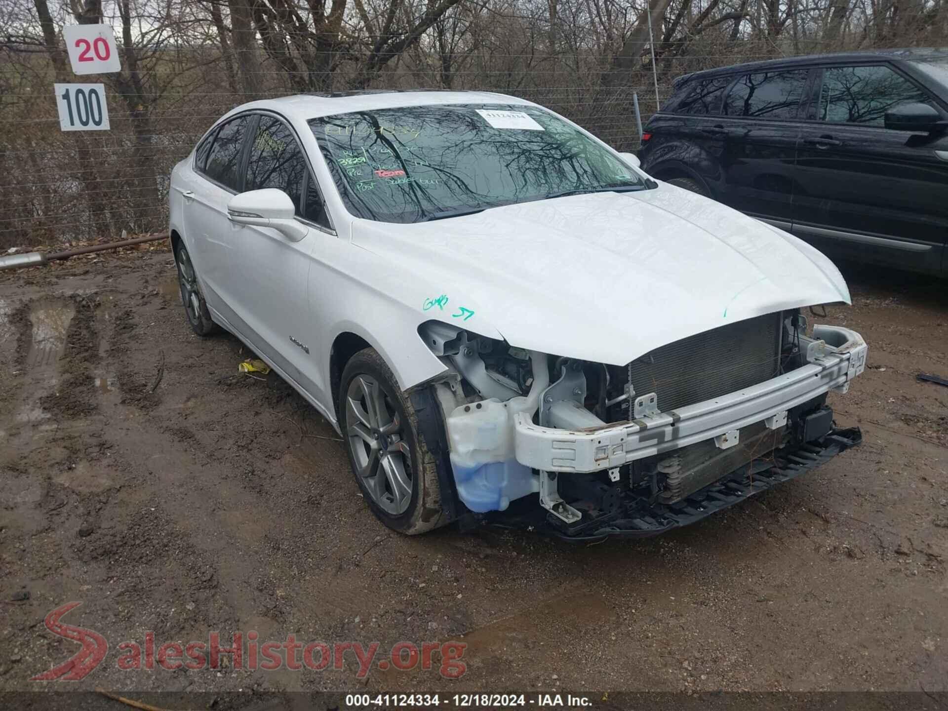 2019 FORD FUSION HYBRID — VIN 3FA6P0RU1KR110219
