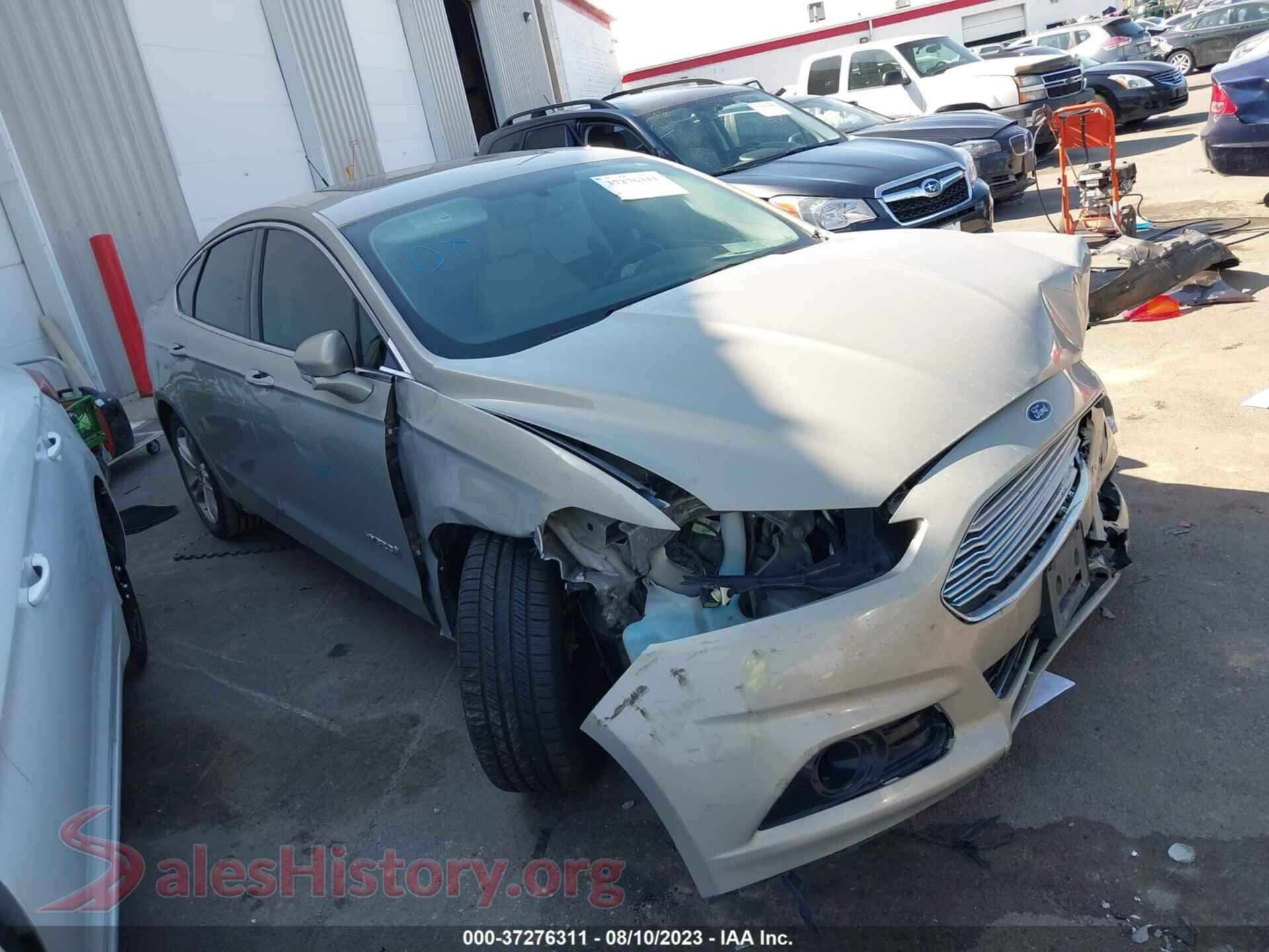 2016 FORD FUSION — VIN 3FA6P0RU2GR134374