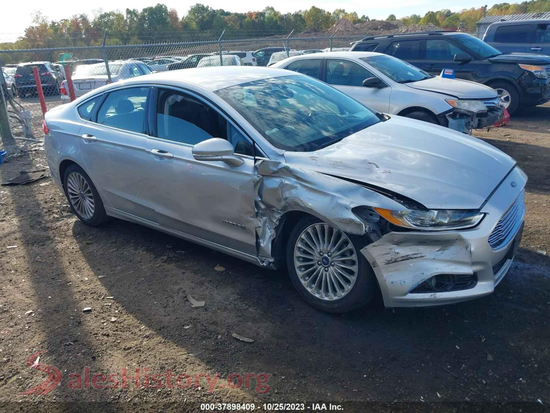 2014 FORD FUSION HYBRID — VIN 3FA6P0RU3ER373705