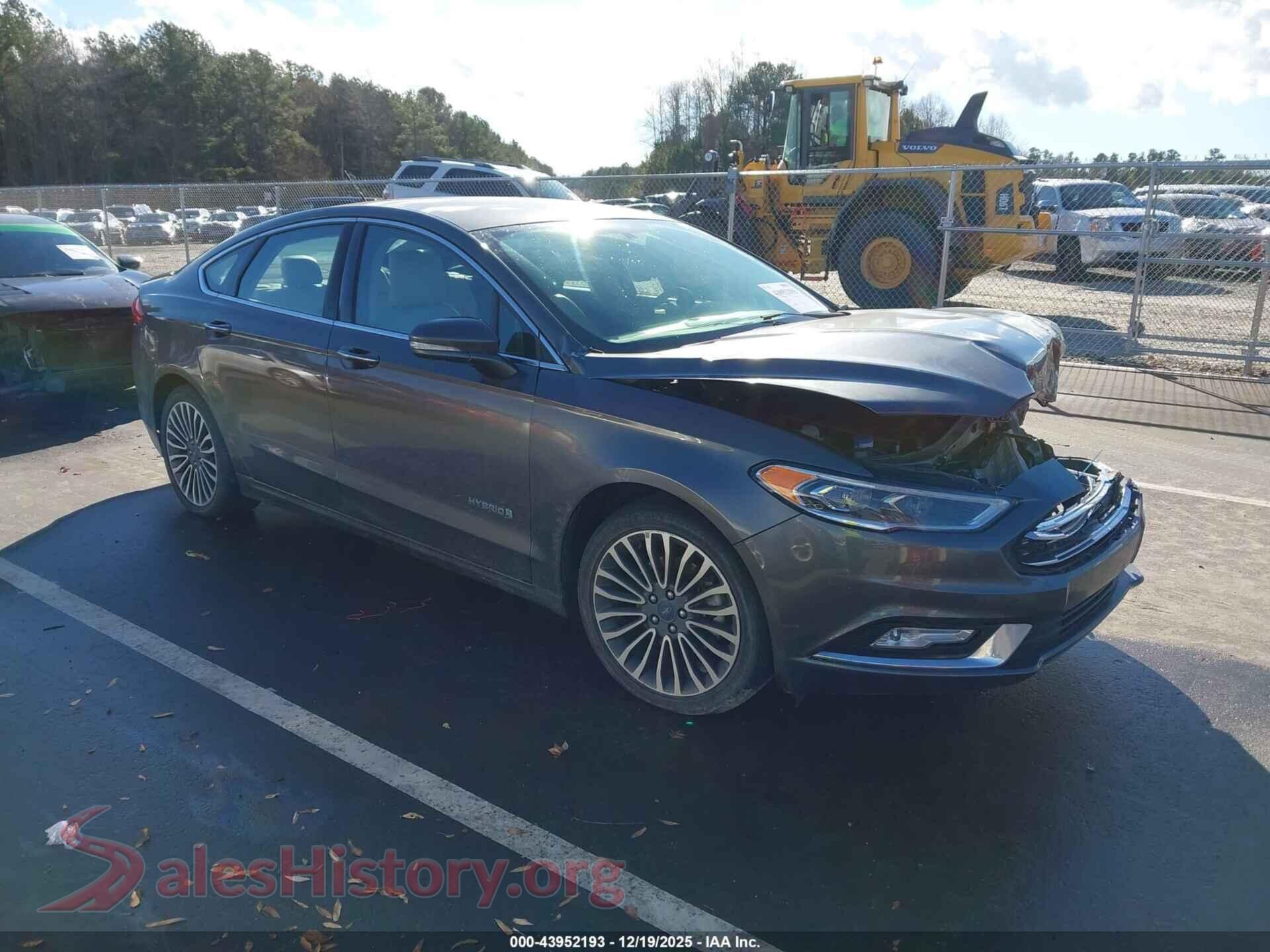 2017 FORD FUSION HYBRID — VIN 3FA6P0RU4HR279742