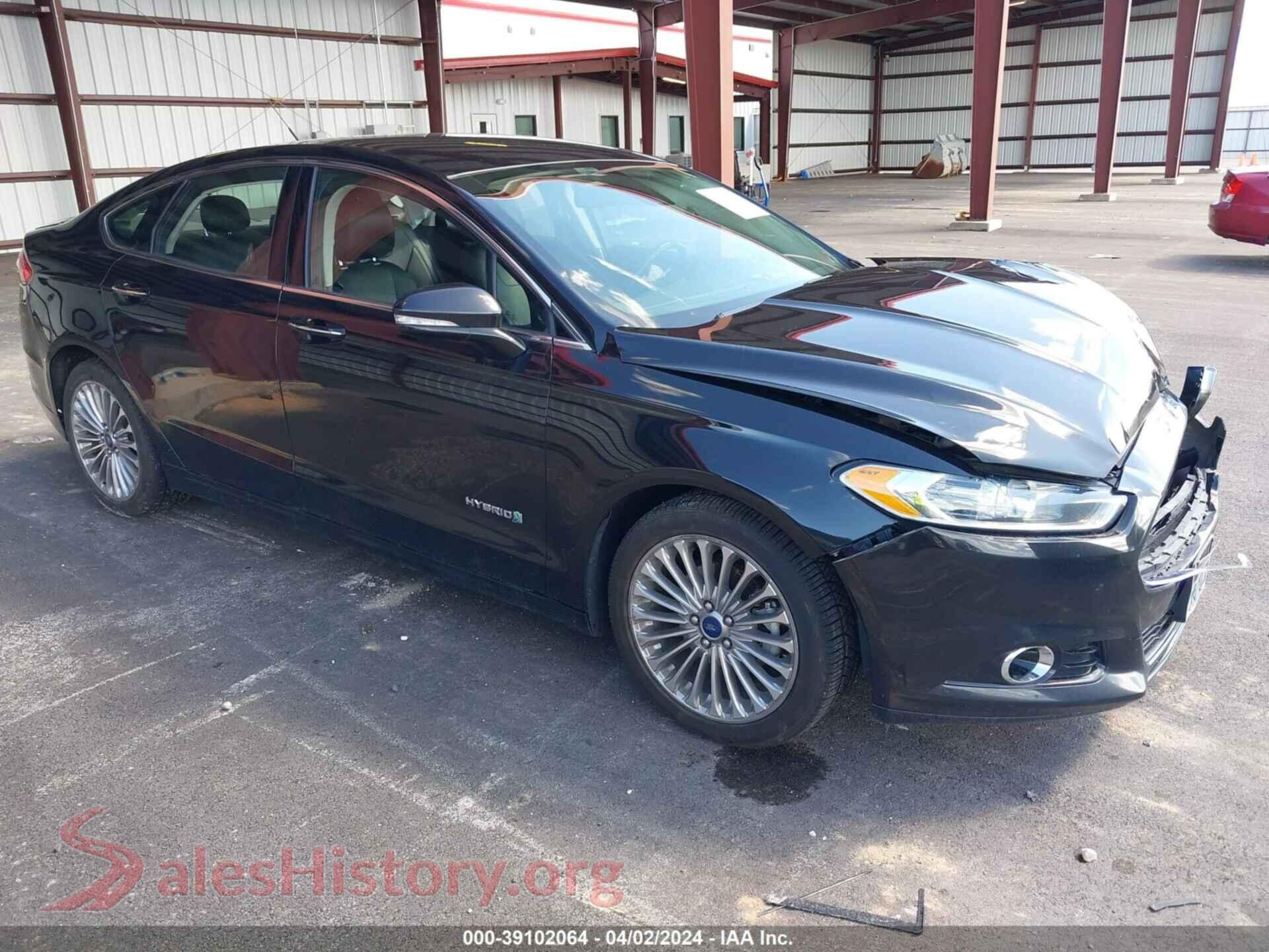 2014 FORD FUSION HYBRID — VIN 3FA6P0RU5ER129070