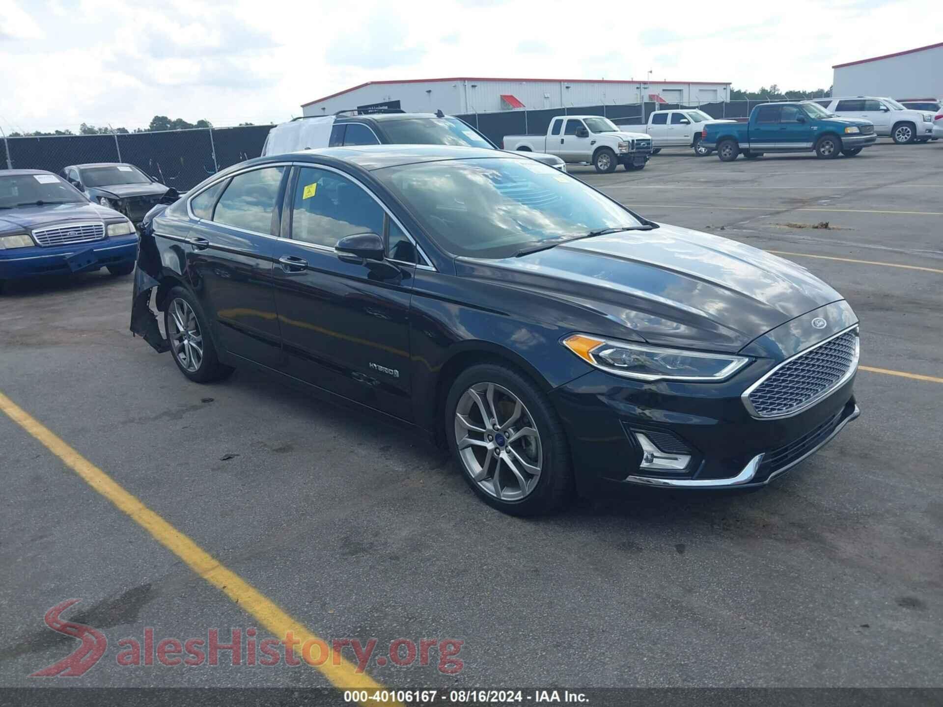 2019 FORD FUSION HYBRID — VIN 3FA6P0RU5KR105377