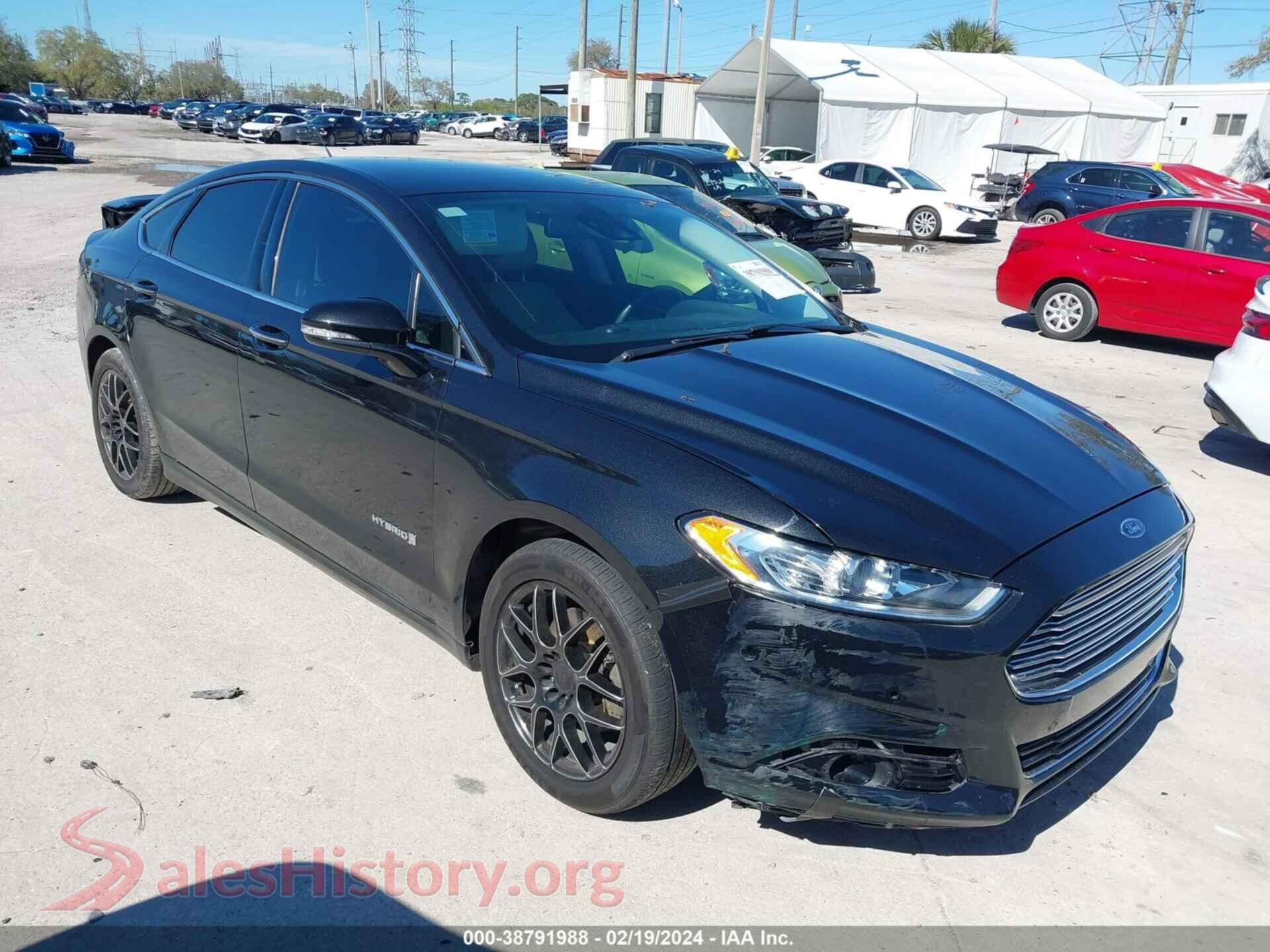 2015 FORD FUSION HYBRID — VIN 3FA6P0RU6FR308736