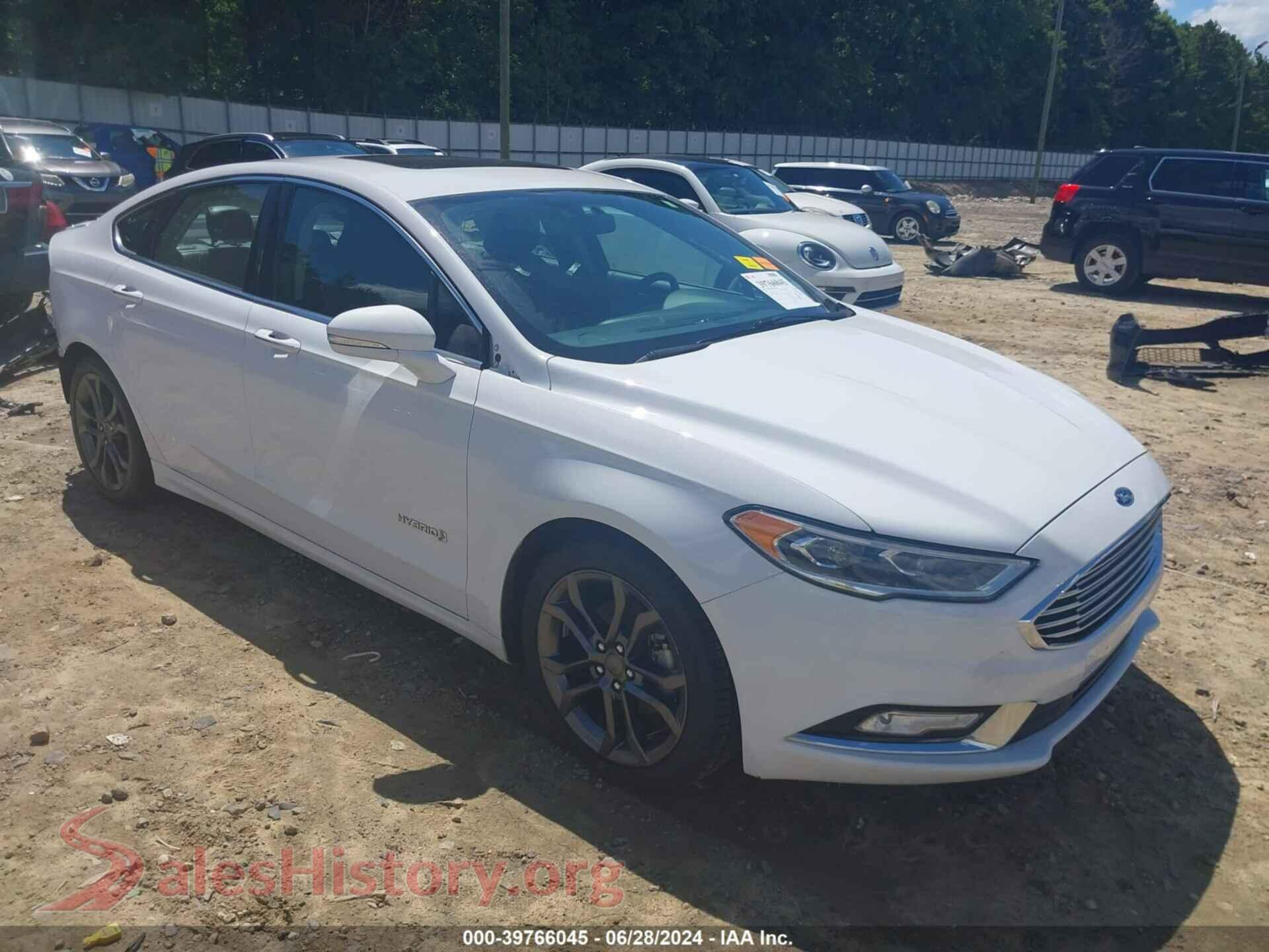 2017 FORD FUSION HYBRID — VIN 3FA6P0RU6HR357650