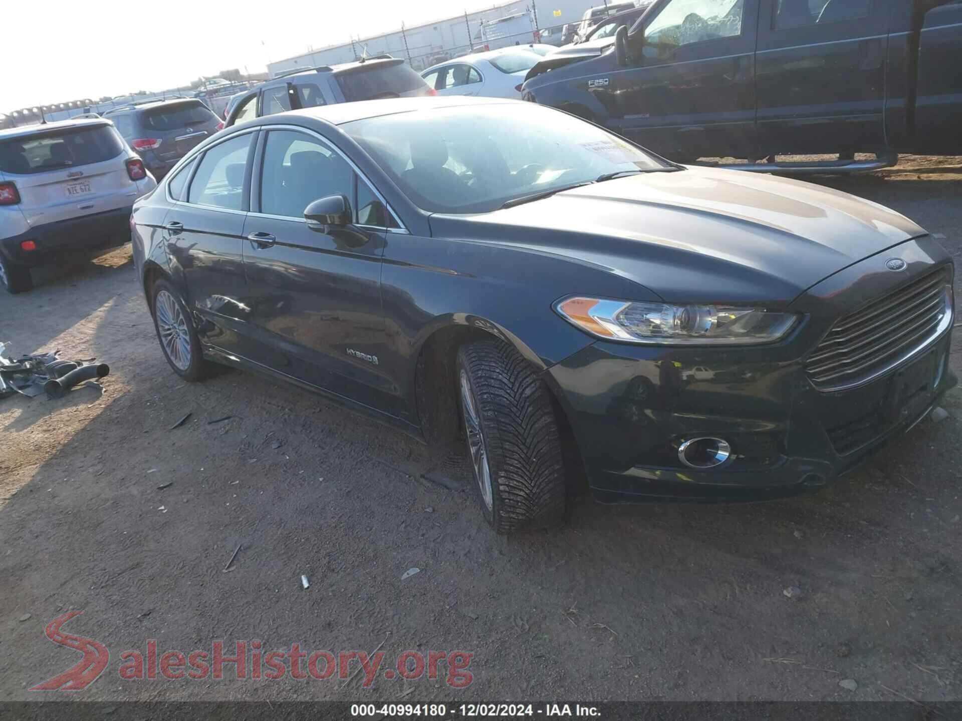 2014 FORD FUSION HYBRID — VIN 3FA6P0RU7ER391284