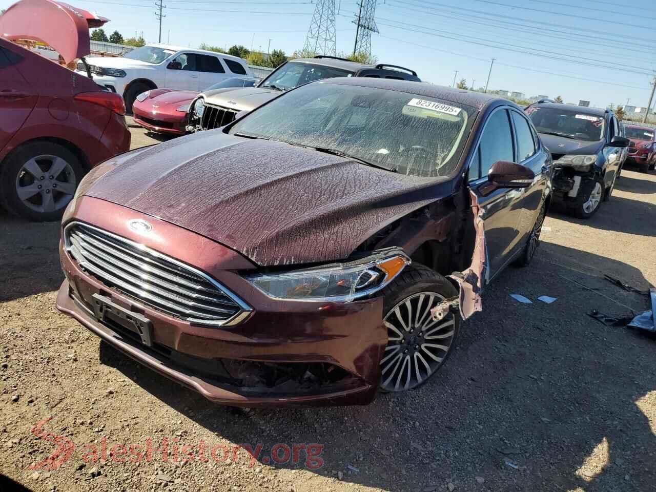 2017 FORD FUSION — VIN 3FA6P0RU7HR263695