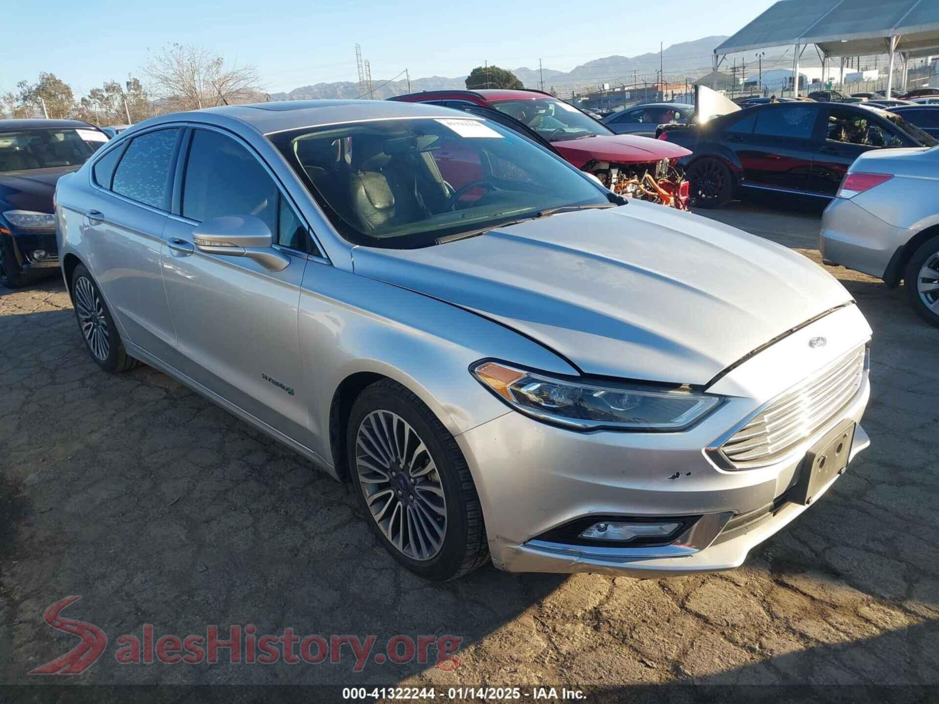 2017 FORD FUSION HYBRID — VIN 3FA6P0RU8HR190482