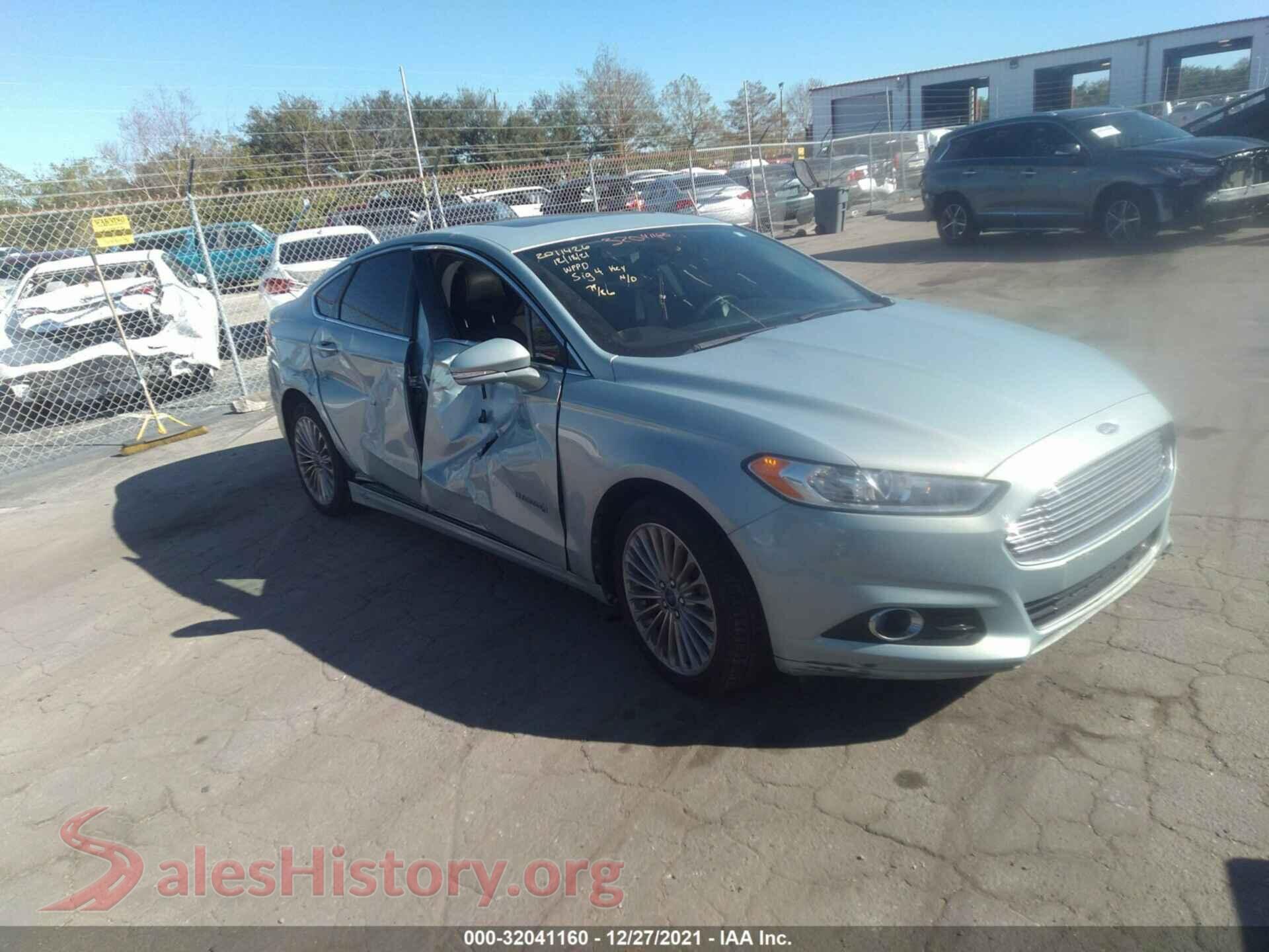 2014 FORD FUSION — VIN 3FA6P0RUXER182461