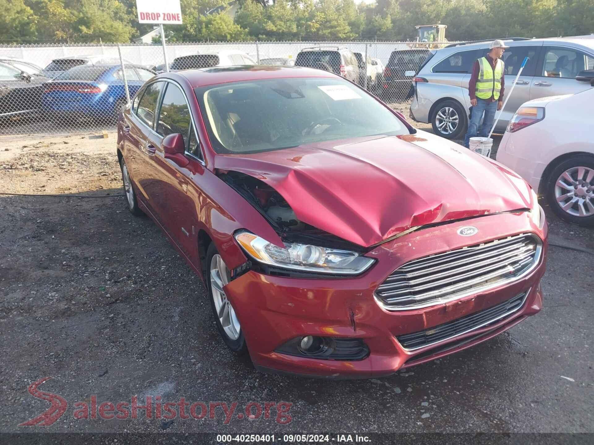2015 FORD FUSION ENERGI — VIN 3FA6P0SU0FR158116