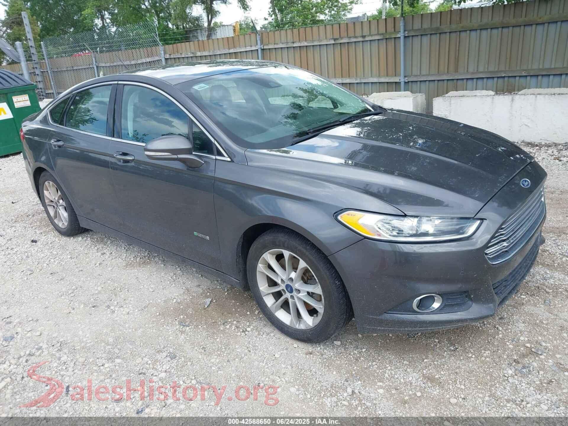 2015 FORD FUSION ENERGI — VIN 3FA6P0SU2FR241210