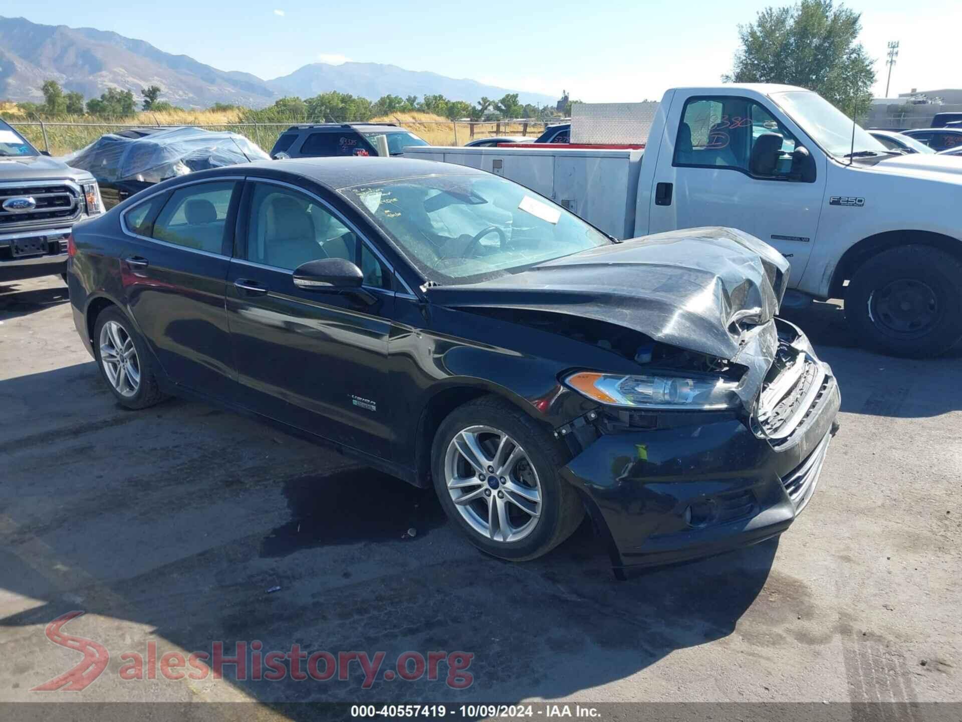 2016 FORD FUSION ENERGI — VIN 3FA6P0SU2GR229205