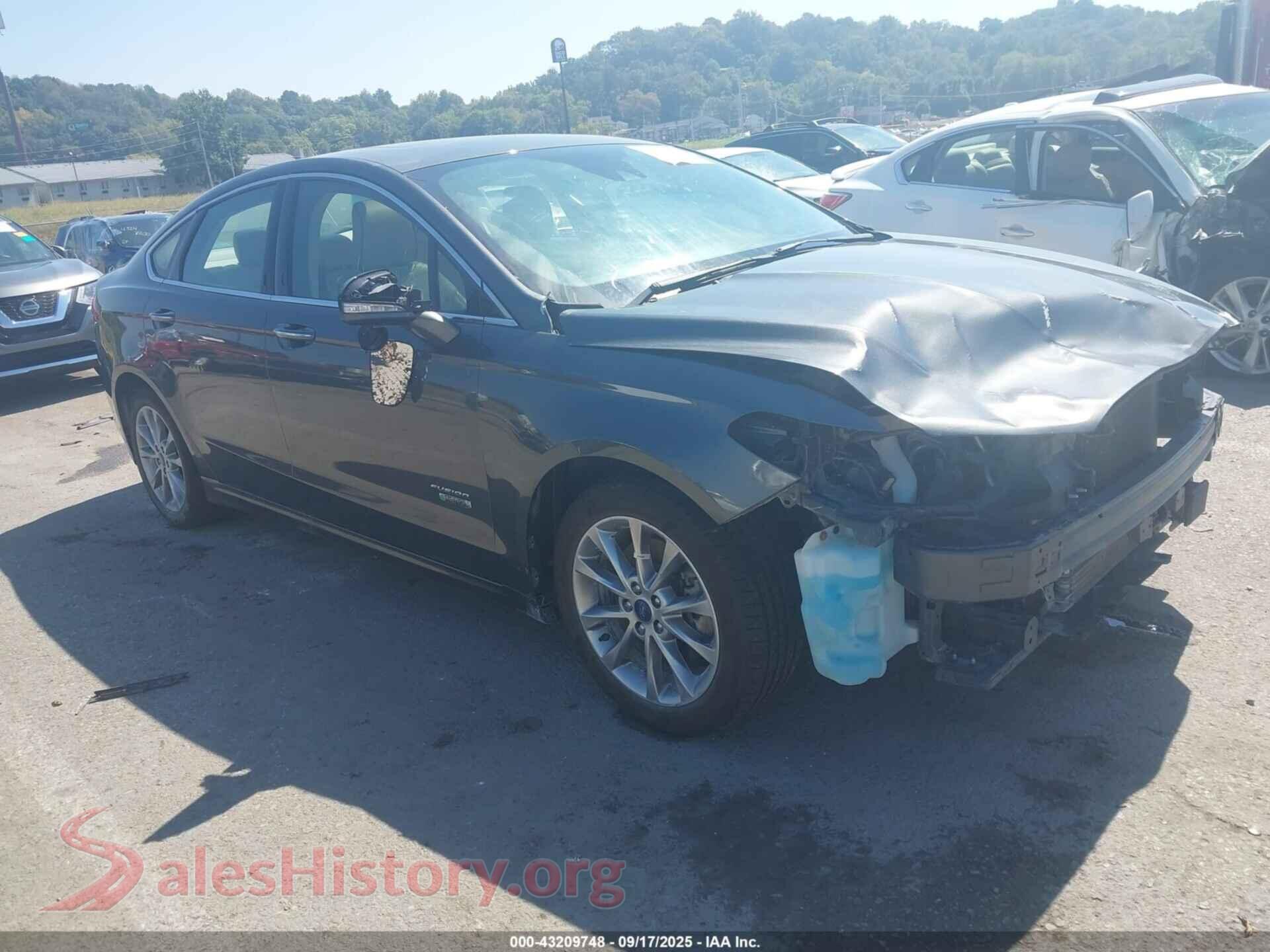2017 FORD FUSION ENERGI — VIN 3FA6P0SU3HR335583