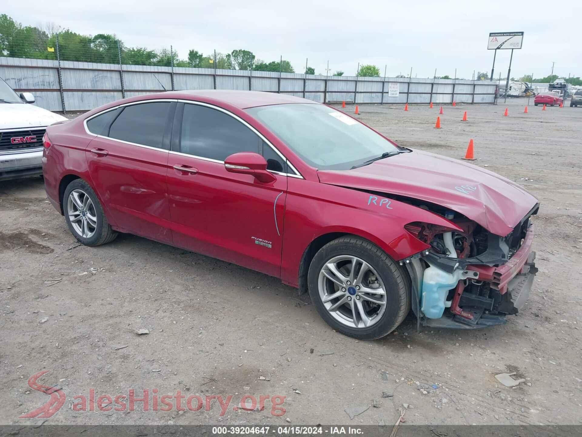 2016 FORD FUSION ENERGI — VIN 3FA6P0SU7GR320793