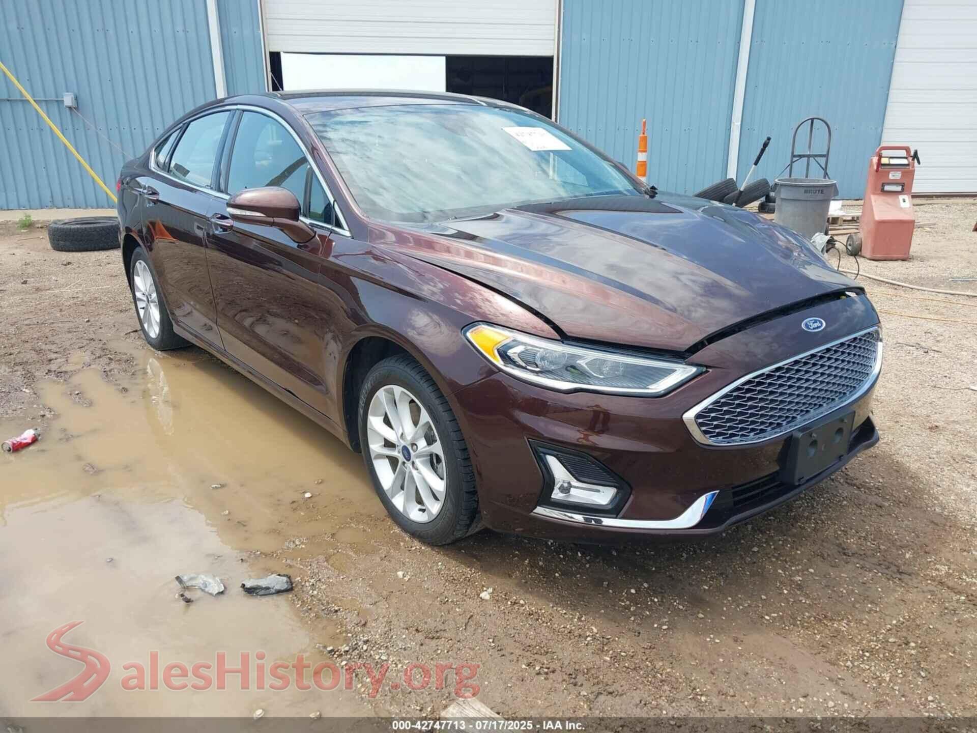 2019 FORD FUSION ENERGI — VIN 3FA6P0SU8KR155085