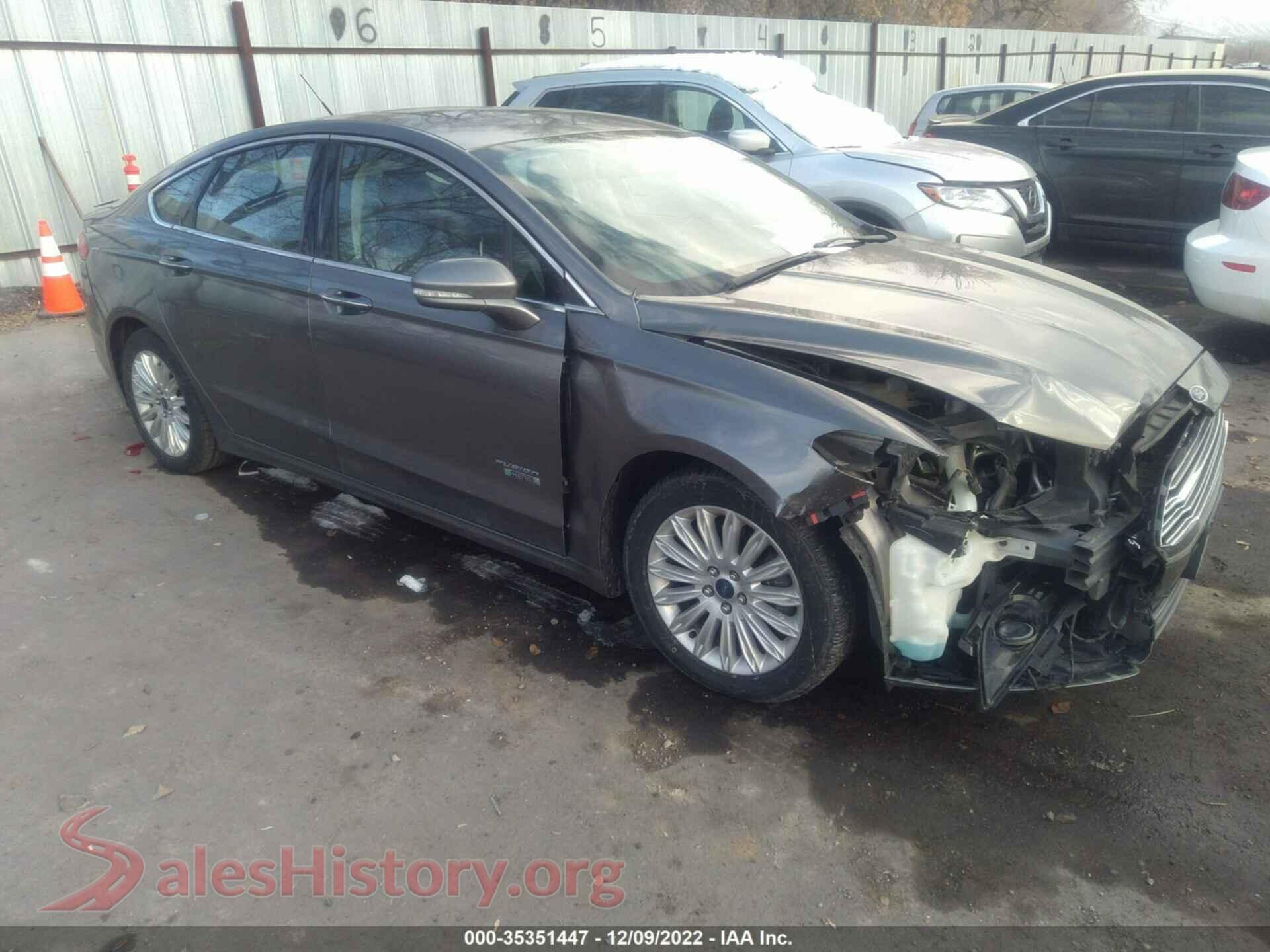 2014 FORD FUSION ENERGI — VIN 3FA6P0SU9ER330190