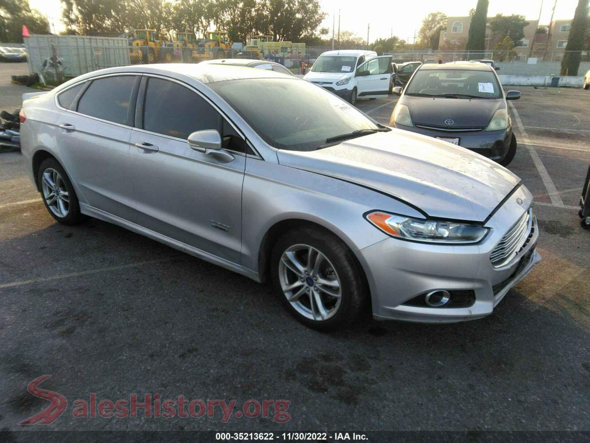 2015 FORD FUSION ENERGI — VIN 3FA6P0SU9FR147342