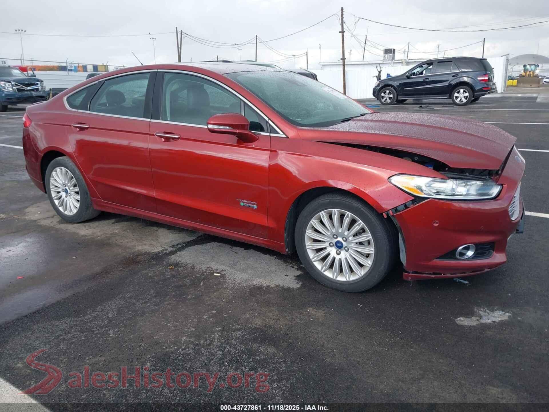 2014 FORD FUSION ENERGI — VIN 3FA6P0SUXER114445