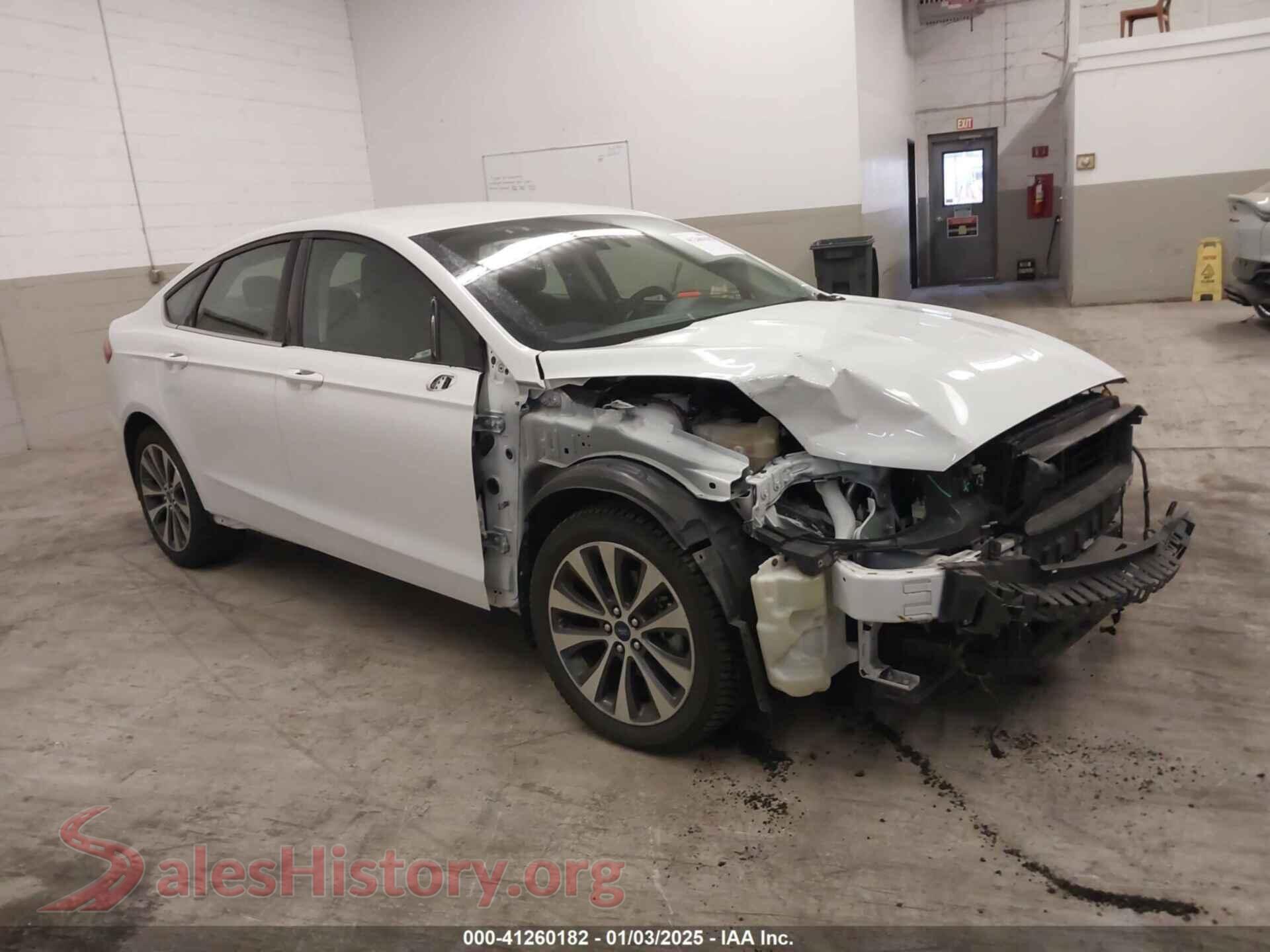 2019 FORD FUSION — VIN 3FA6P0T99KR248272