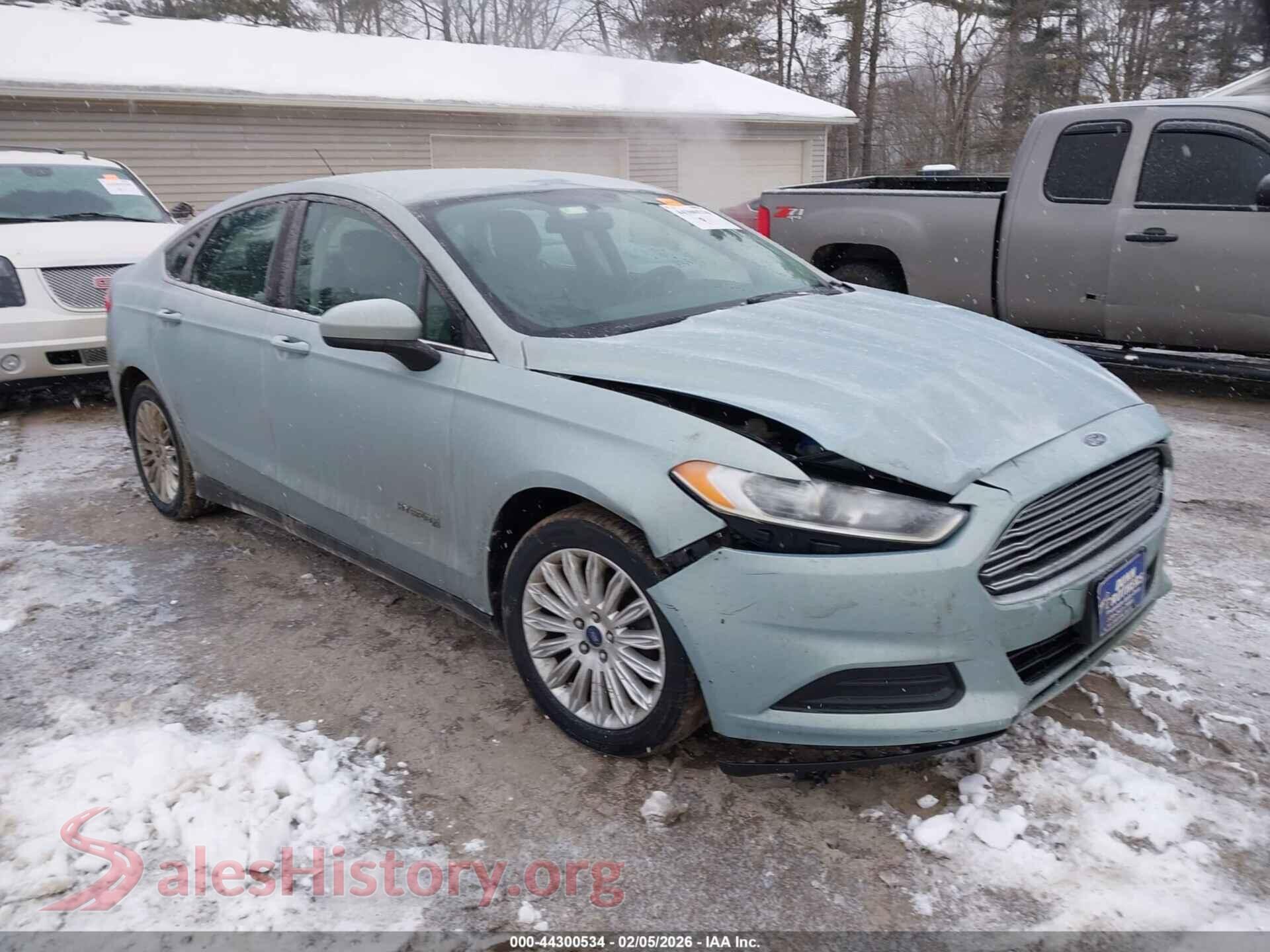 2014 FORD FUSION HYBRID — VIN 3FA6P0UU0ER175011