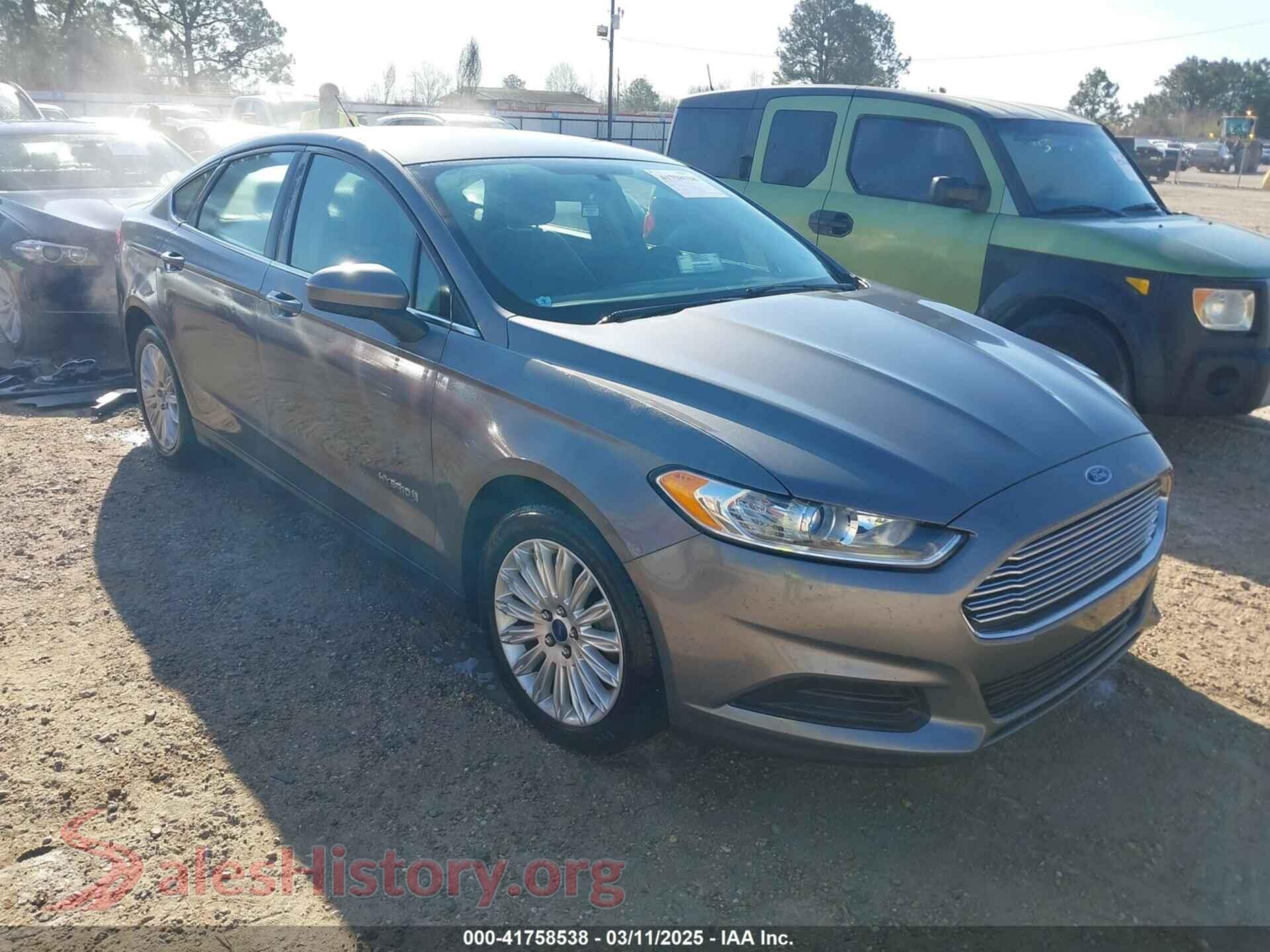2014 FORD FUSION HYBRID — VIN 3FA6P0UU6ER397570