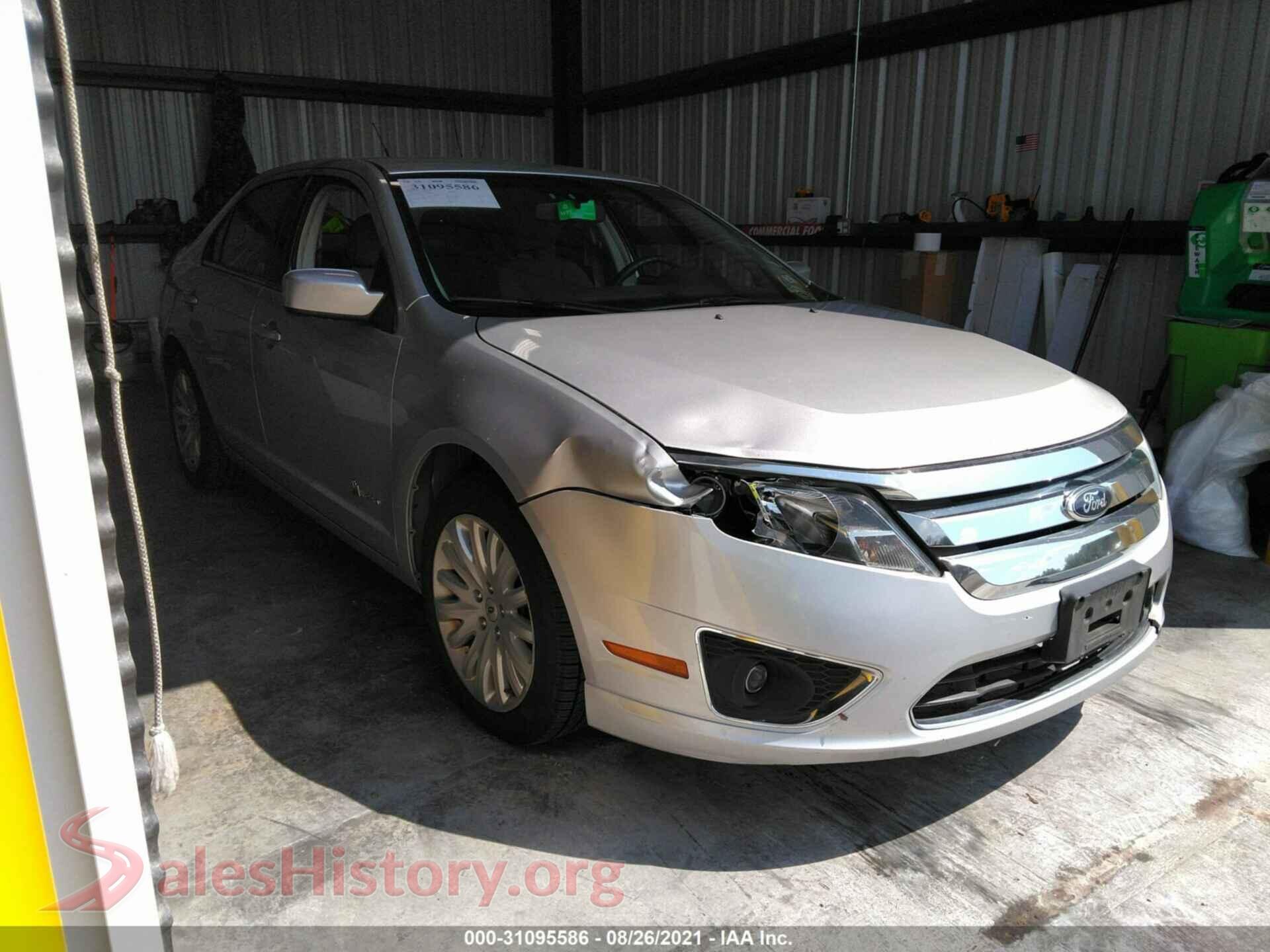 2012 FORD FUSION — VIN 3FADP0L35CR424139