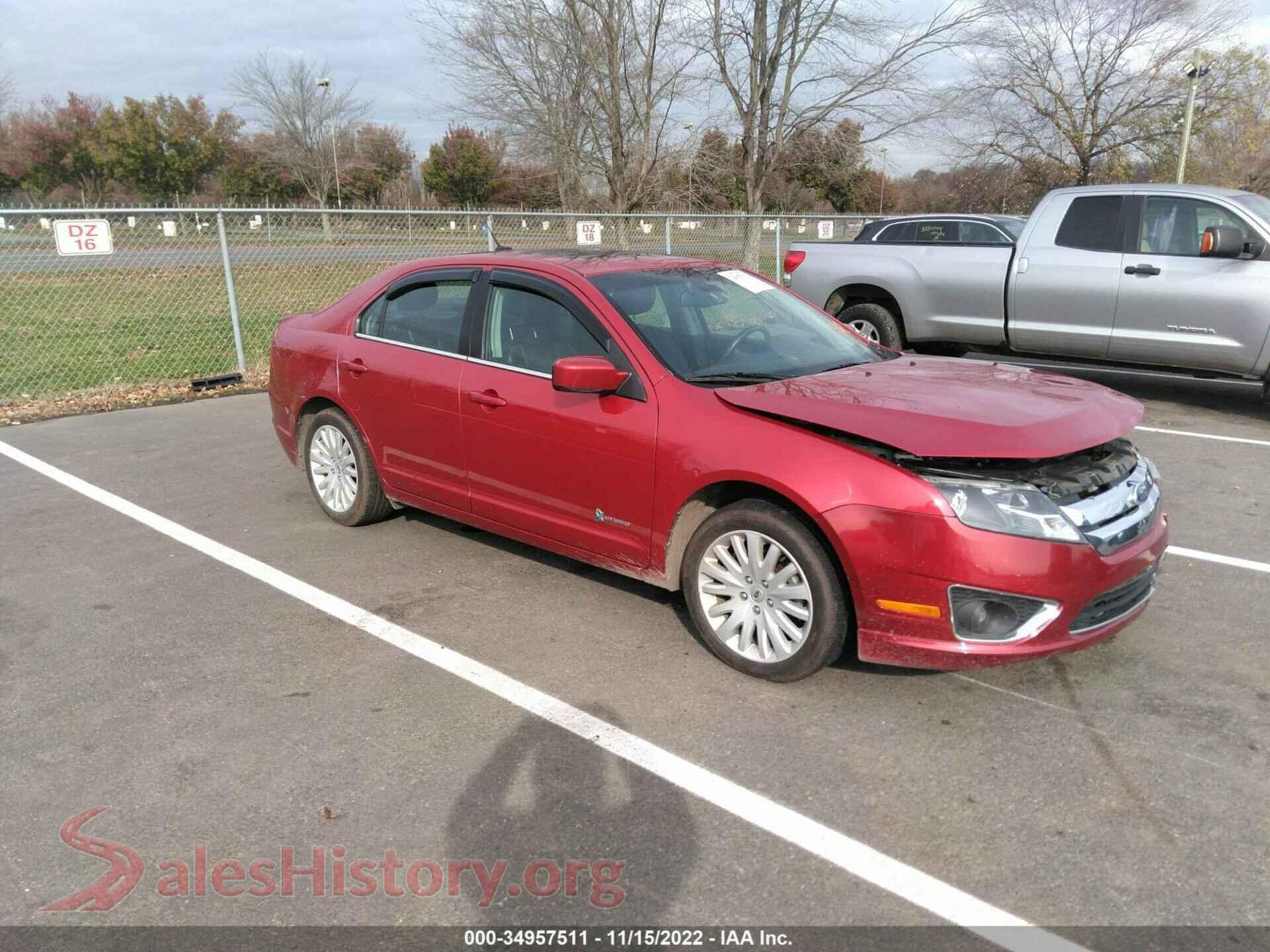 2011 FORD FUSION — VIN 3FADP0L3XBR240636