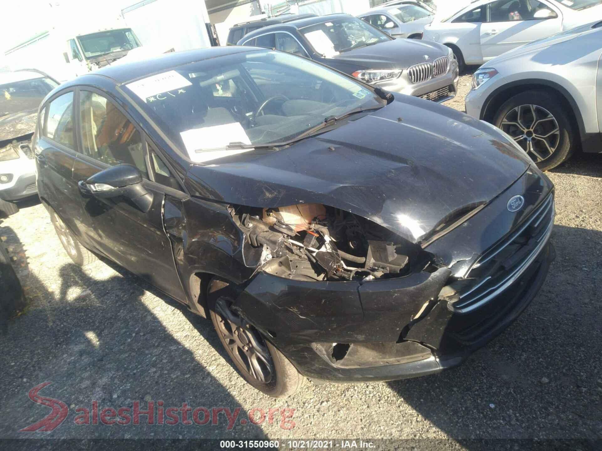 2016 FORD FIESTA — VIN 3FADP4EJ2GM207492