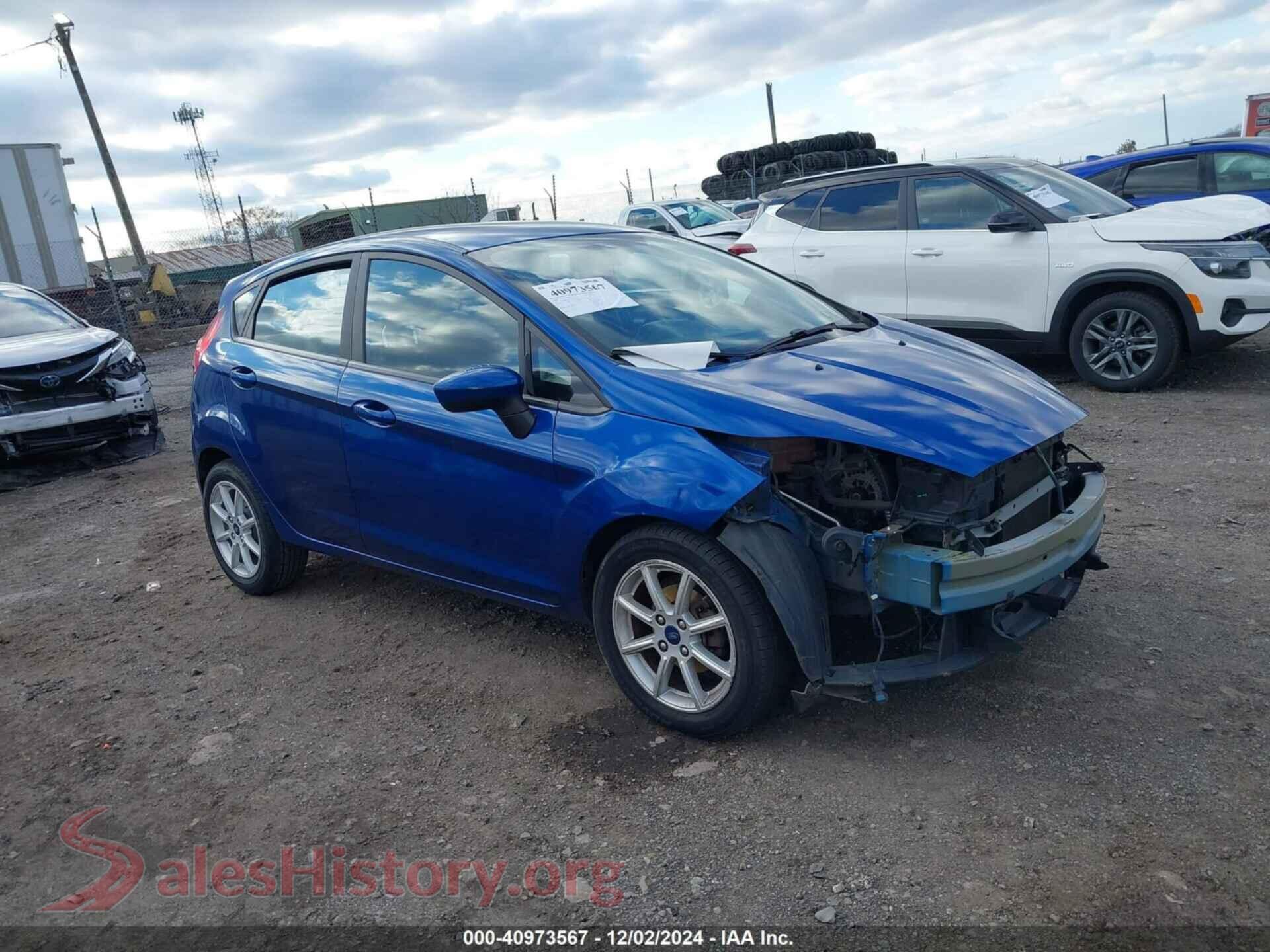 2019 FORD FIESTA — VIN 3FADP4EJXKM133408
