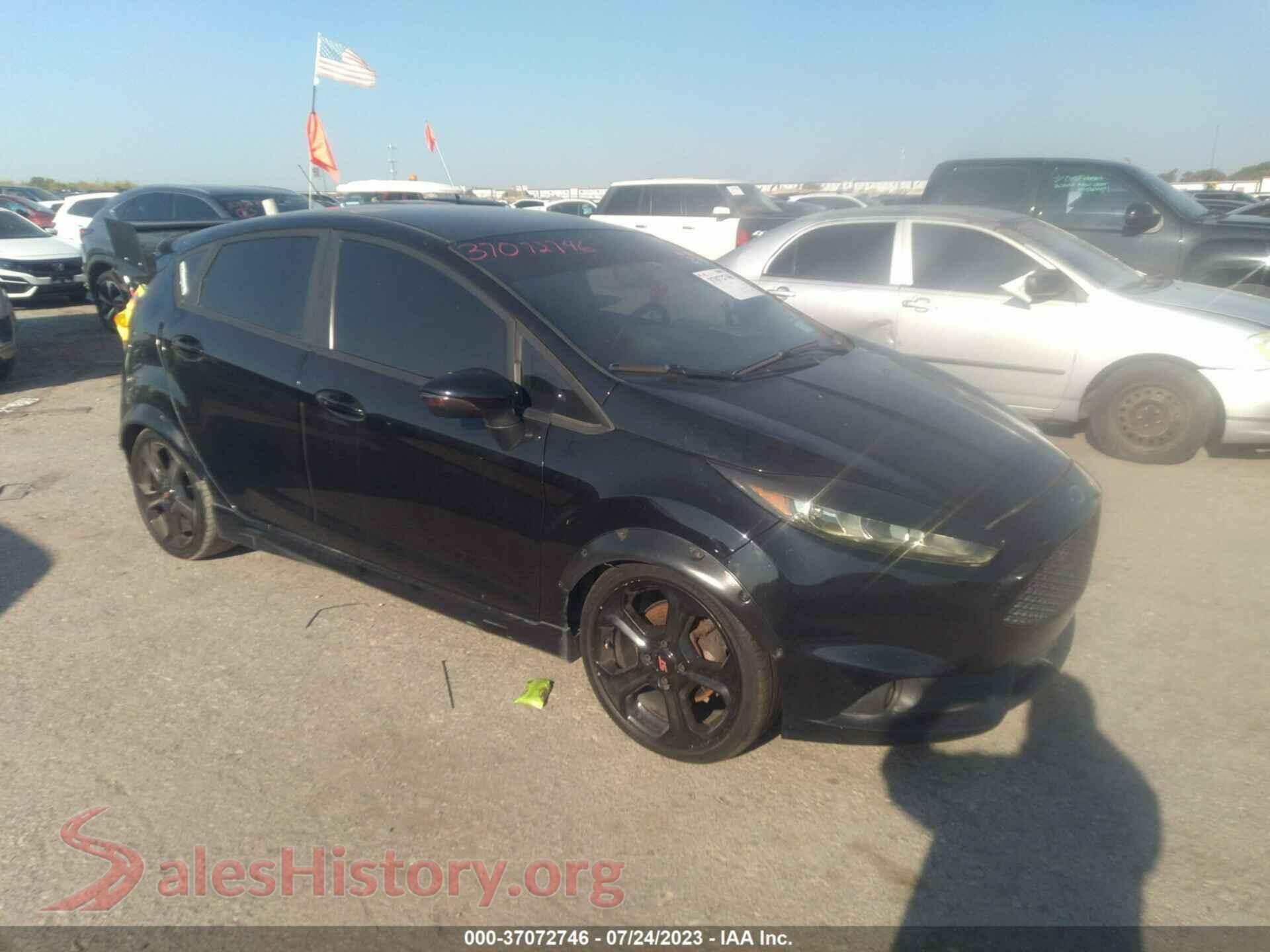 2016 FORD FIESTA — VIN 3FADP4GX7GM120107