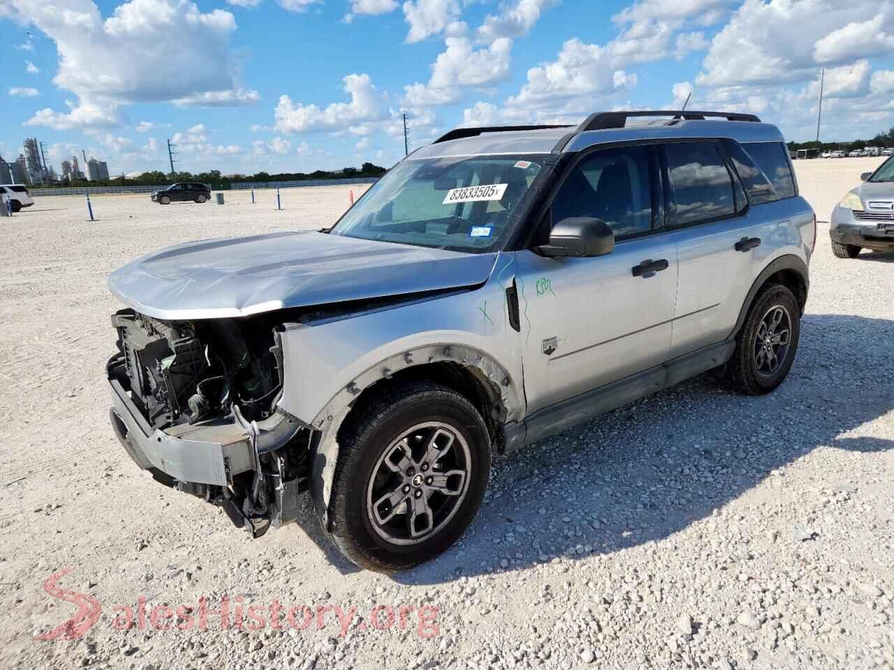 2021 FORD BRONCO — VIN 3FMCR9B62MRA58136